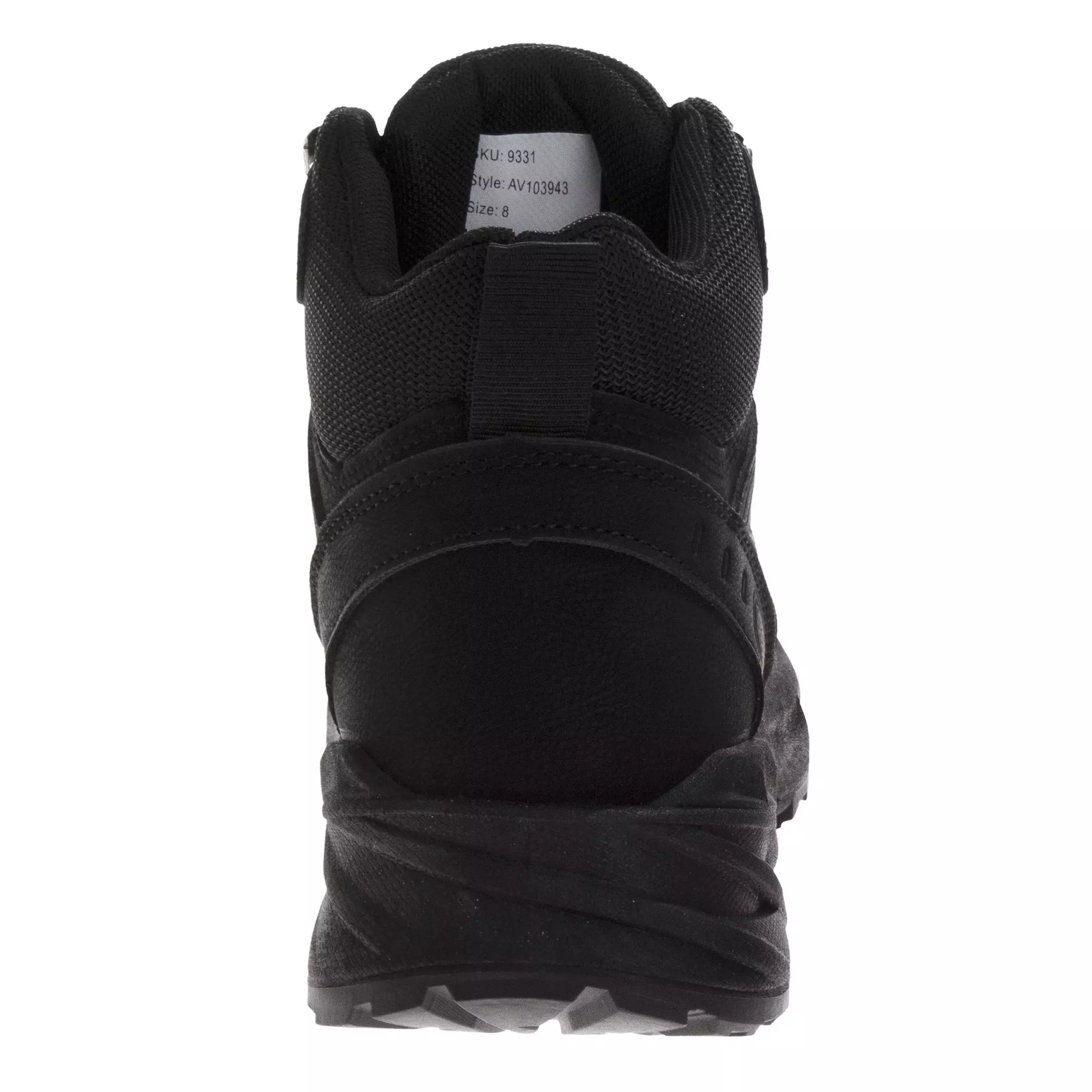 Avalanche Outdoor Trail Lace-Up "Black" Men's Boot - BLACK