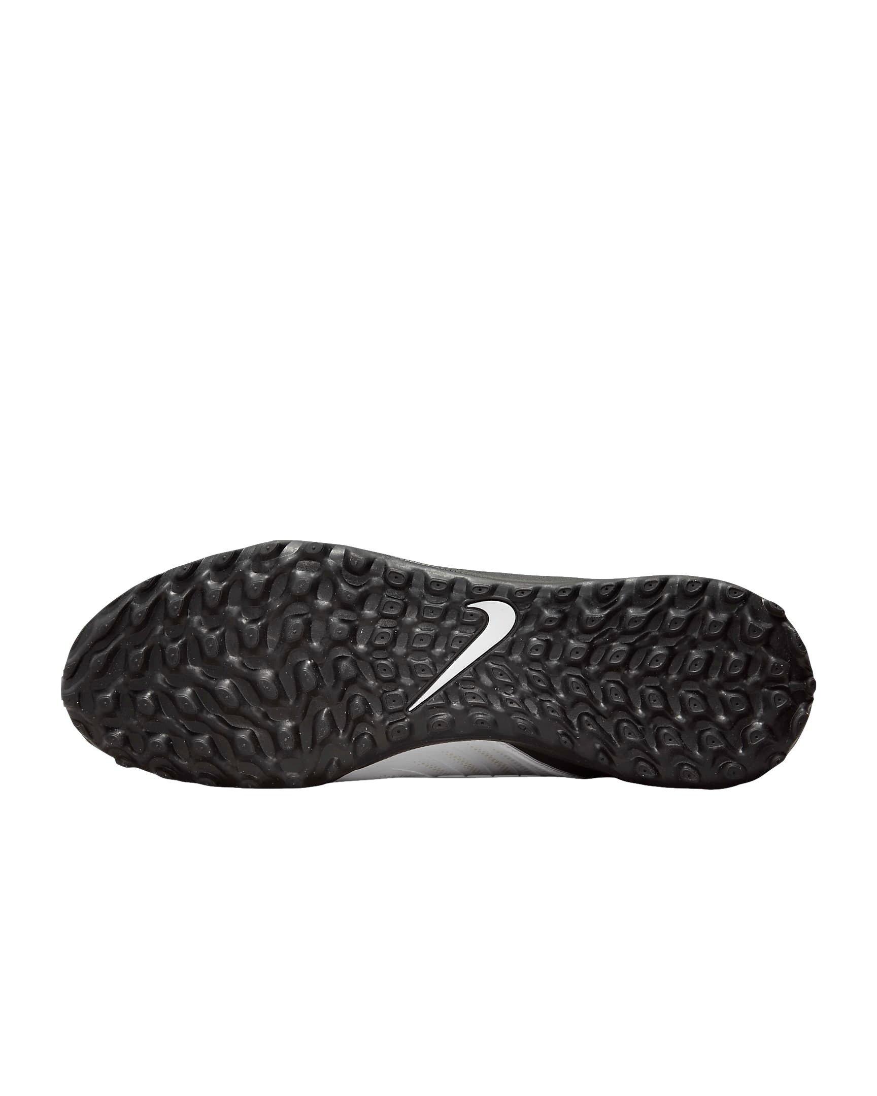 Nike Phantom GX 2 Academy Turf "White/Metallic Gold Coin/Black" Men's Soccer Shoe - WHITE/GOLD/BLACK Thumbnail View 6