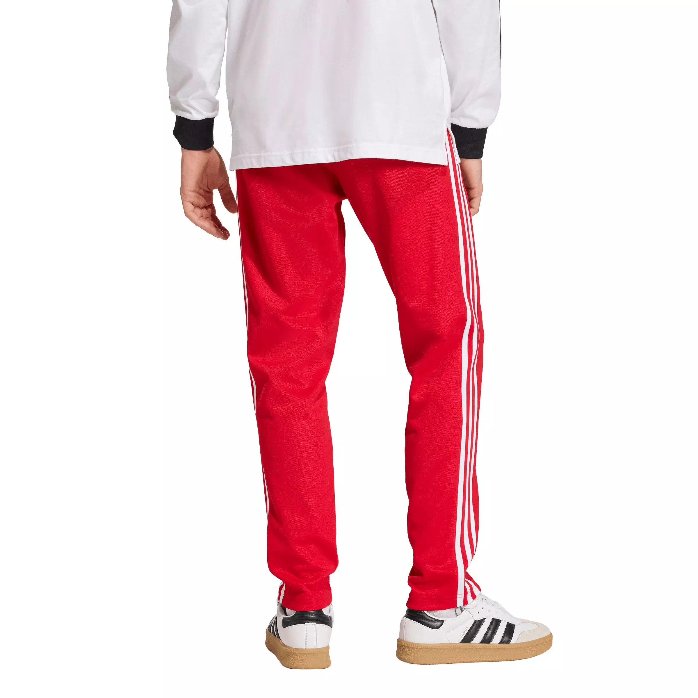 adidas Originals Men's Classic Track Pants - Red - RED