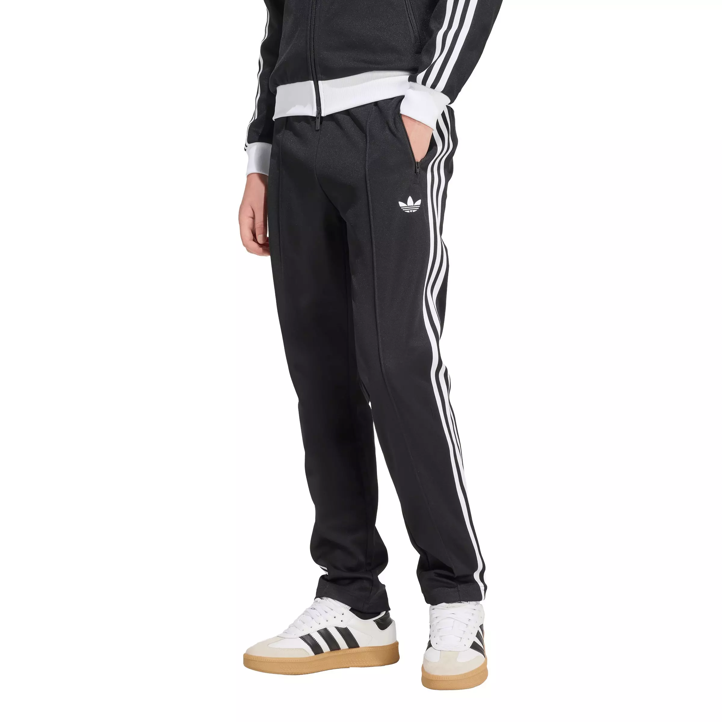 adidas Originals Men's Beckenbauer Classic Track Pants -Black - BLACK