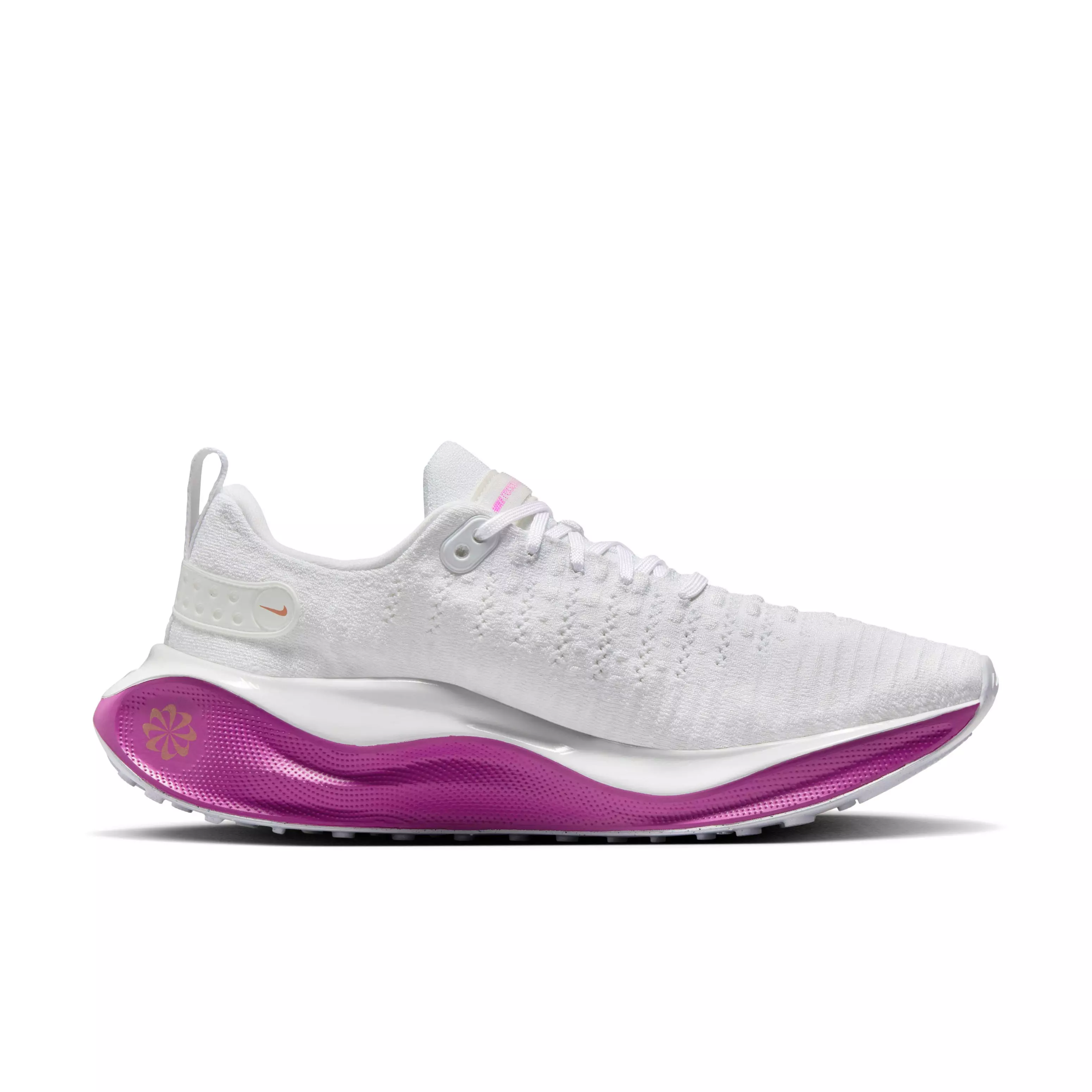 Nike InfinityRN 4 "White/Hot Fuchsia/Metallic Red Bronze" Women's Running Shoe - WHITE/FUCHSIA/BRONZE
