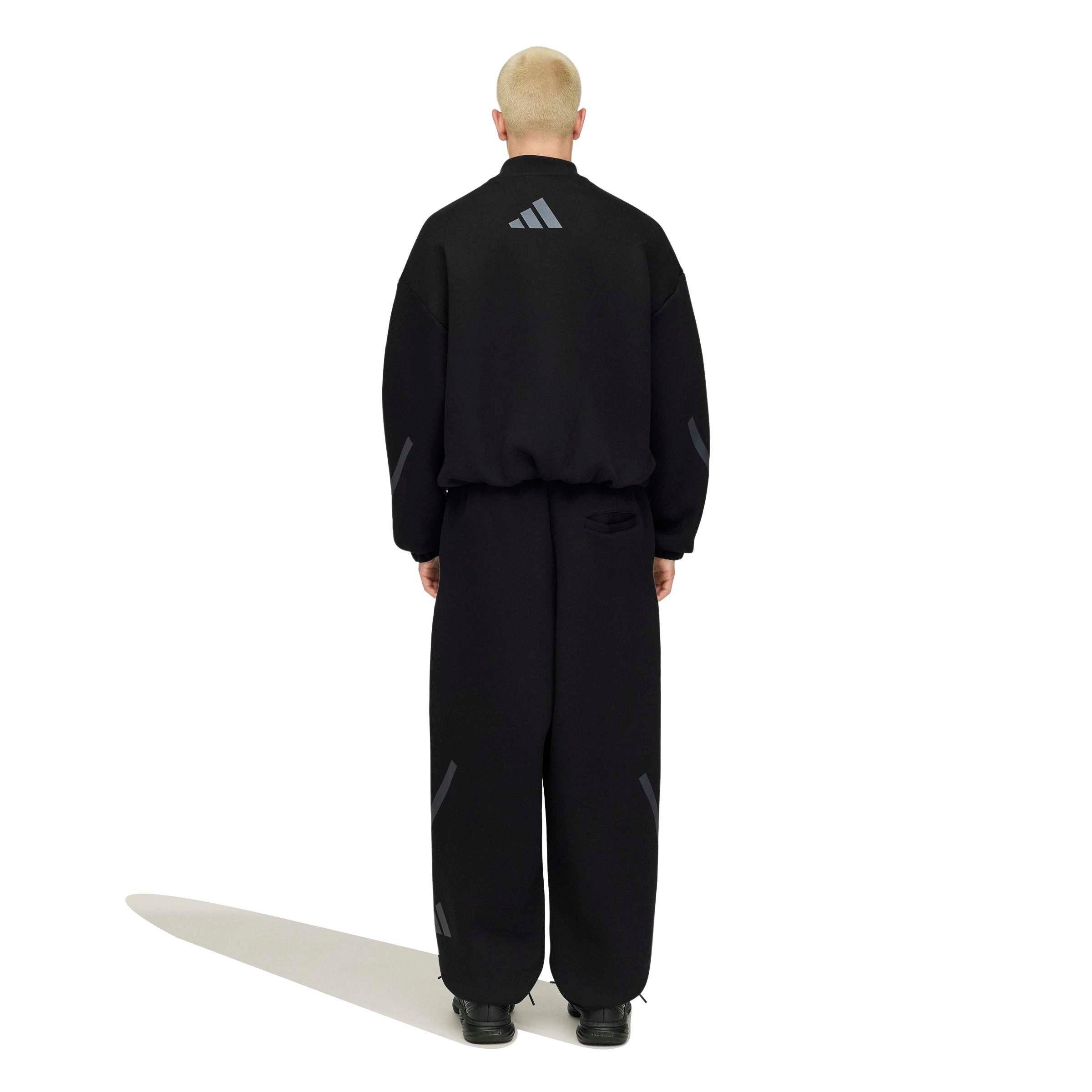 adidas Men's x Entire Studios Z.N.E. Uniform Knit Pants -Black - BLACK Thumbnail View 2