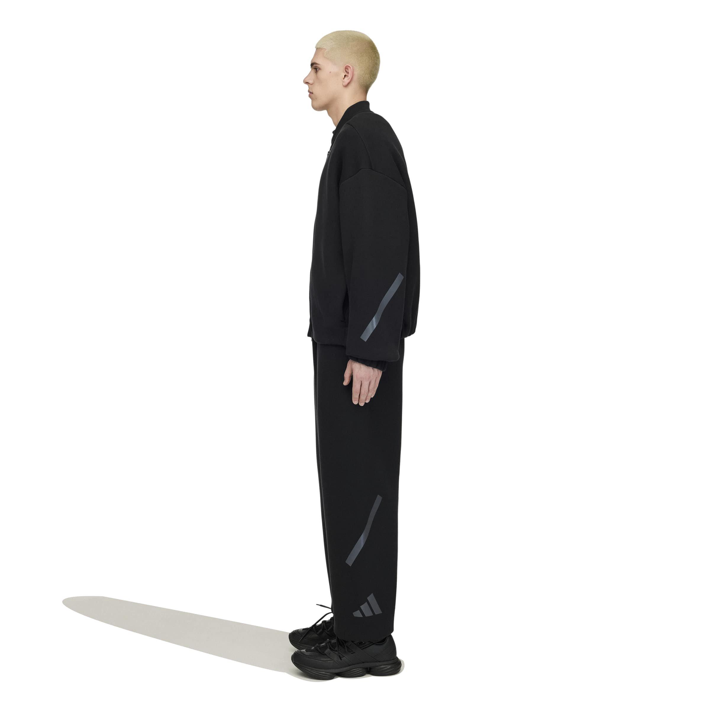 adidas Men's x Entire Studios Z.N.E. Uniform Knit Pants -Black - BLACK Thumbnail View 3