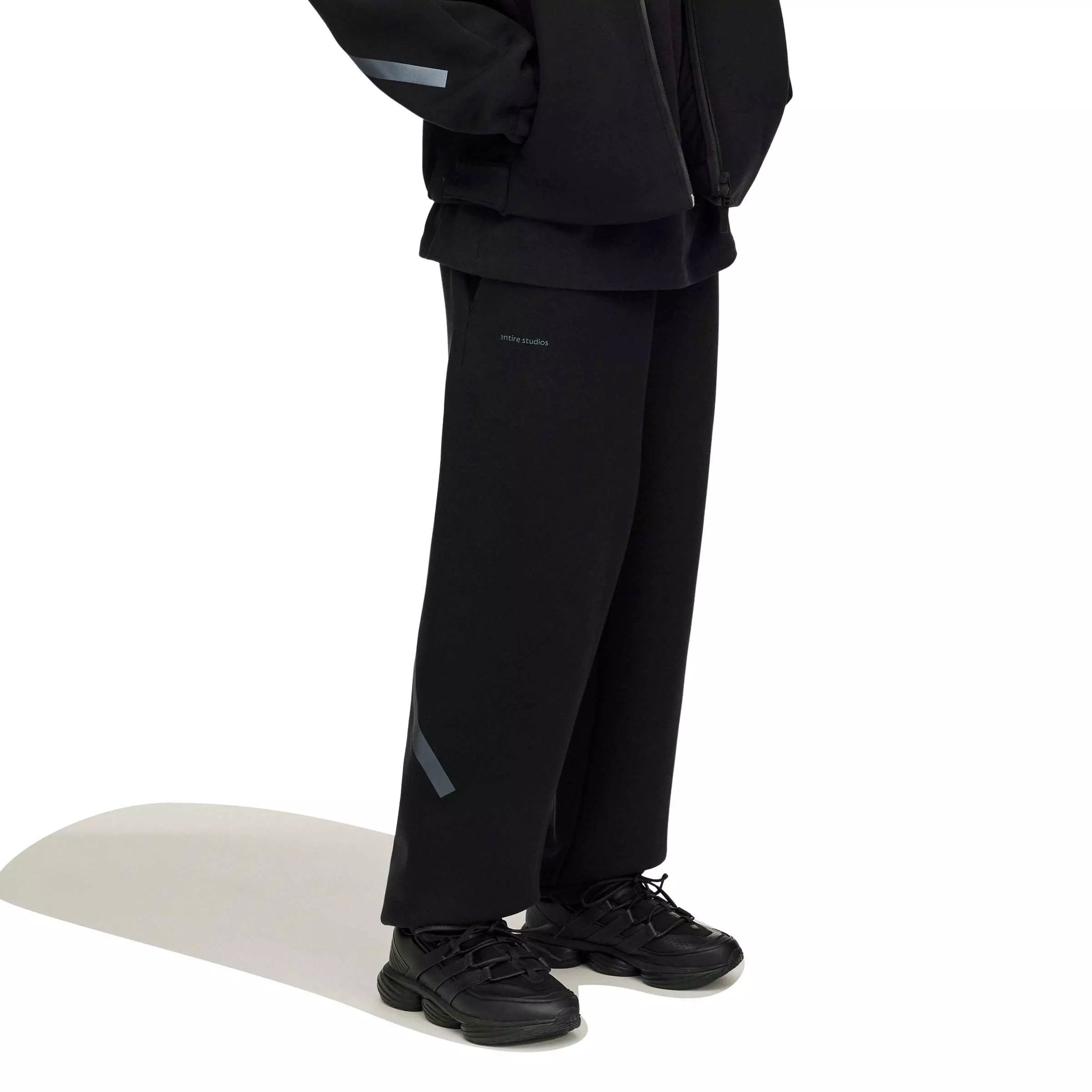 adidas Men's x Entire Studios Z.N.E. Uniform Knit Pants -Black - BLACK