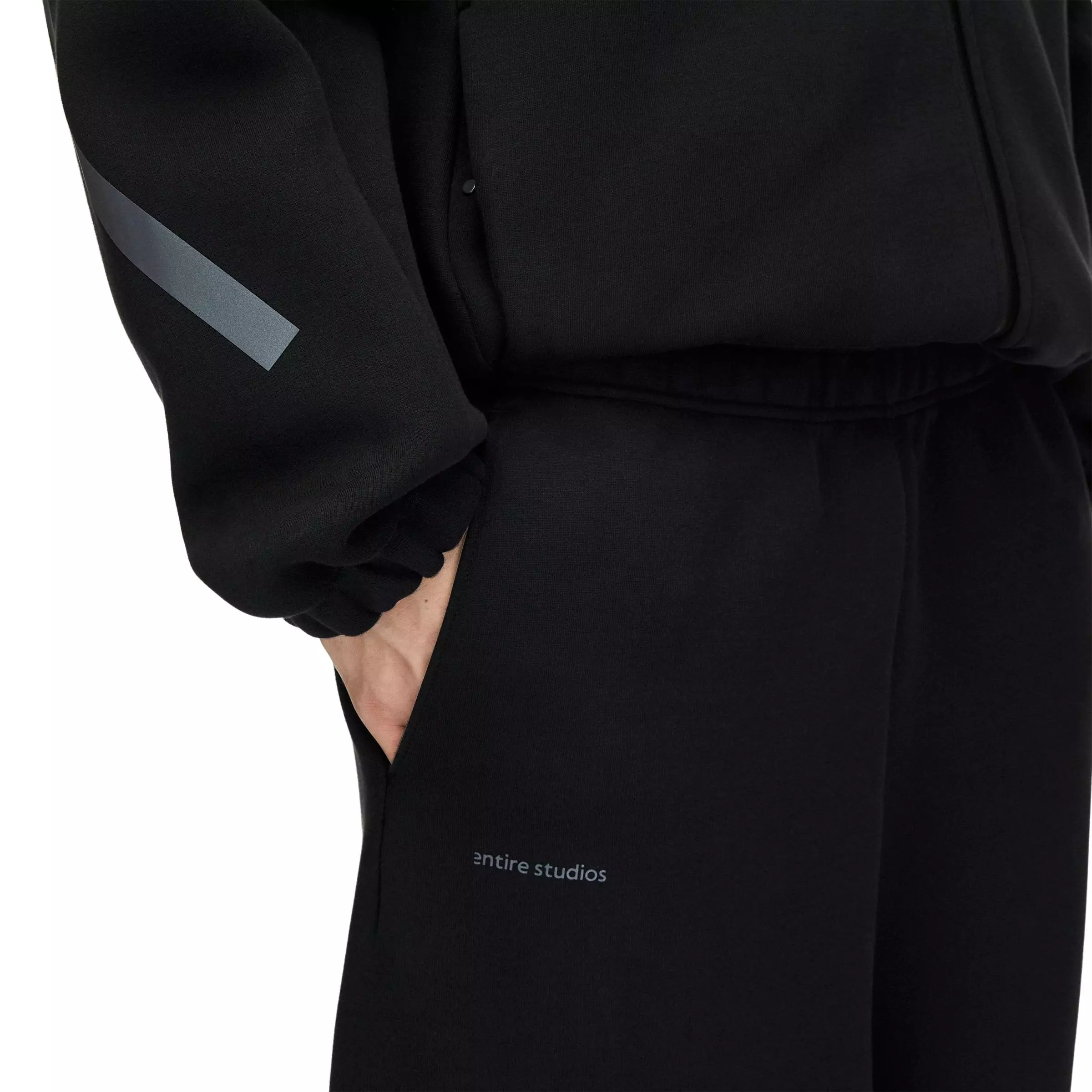 adidas Men's x Entire Studios Z.N.E. Uniform Knit Pants -Black - BLACK