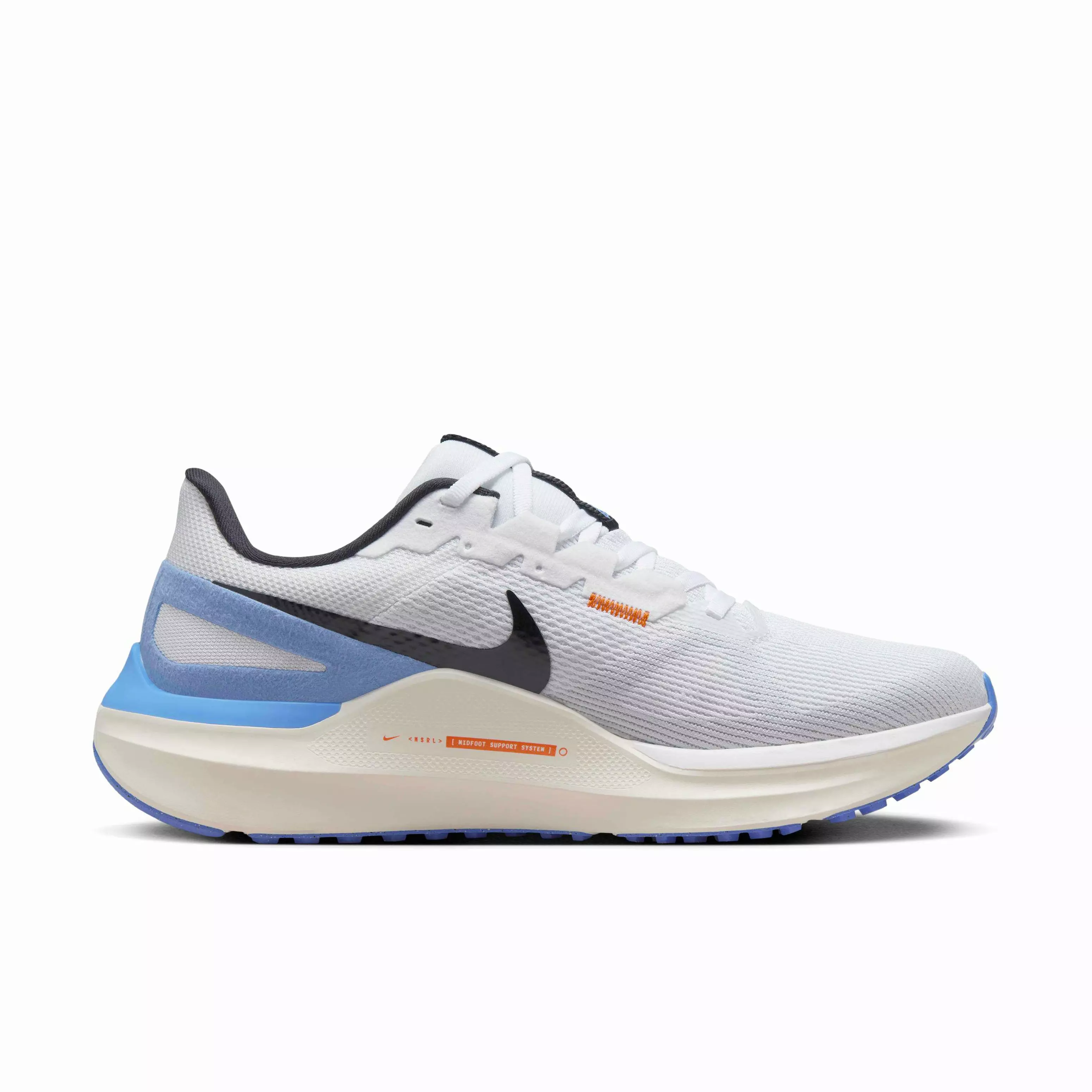 Nike Structure 25 "White/Royal Pulse/Pure Platinum/Black" Women's Running Shoe - WHITE/ROYAL/PLATINUM/BLACK