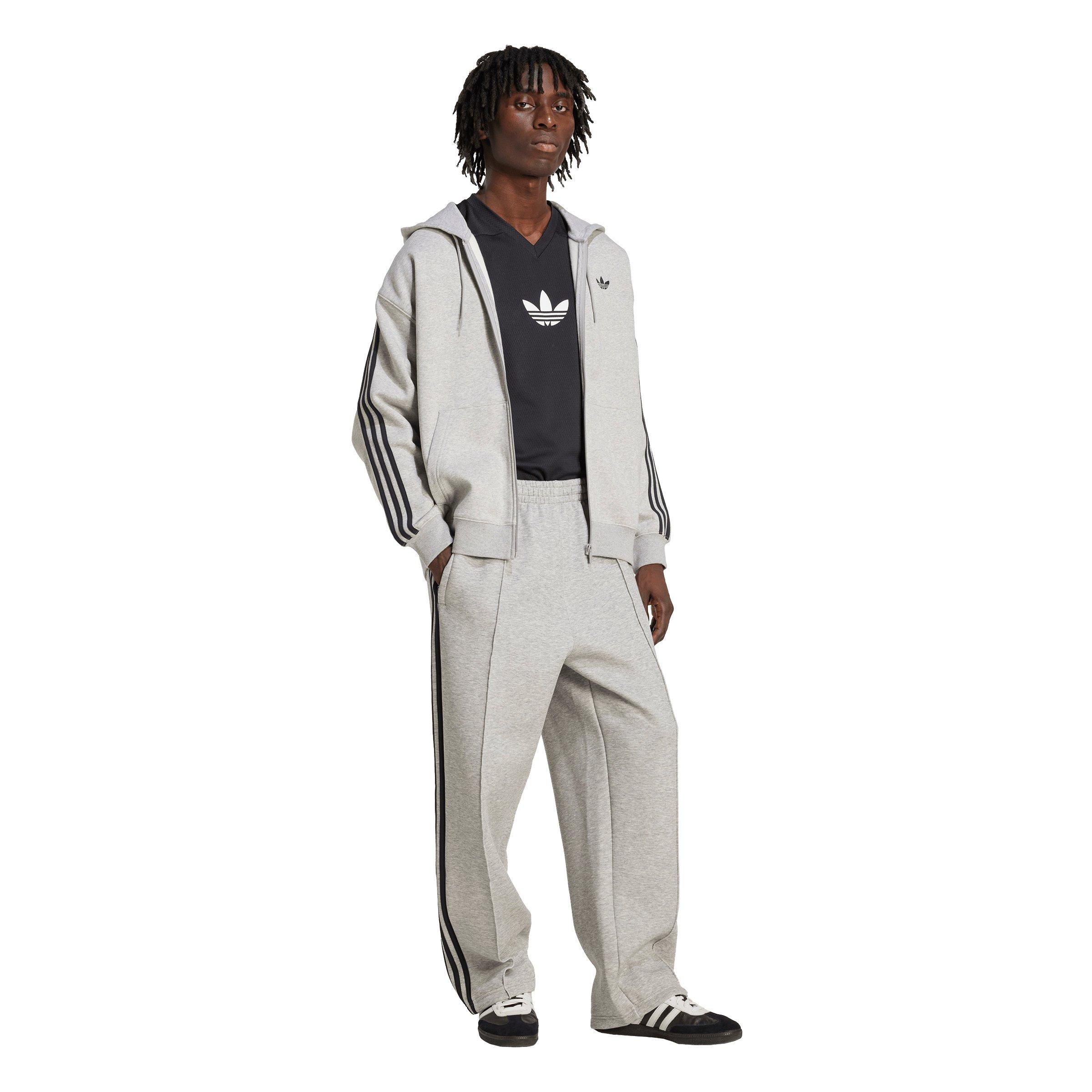 adidas Originals Men's Adicolor Spacer Baggy Track Pants - Grey - GREY Thumbnail View 5