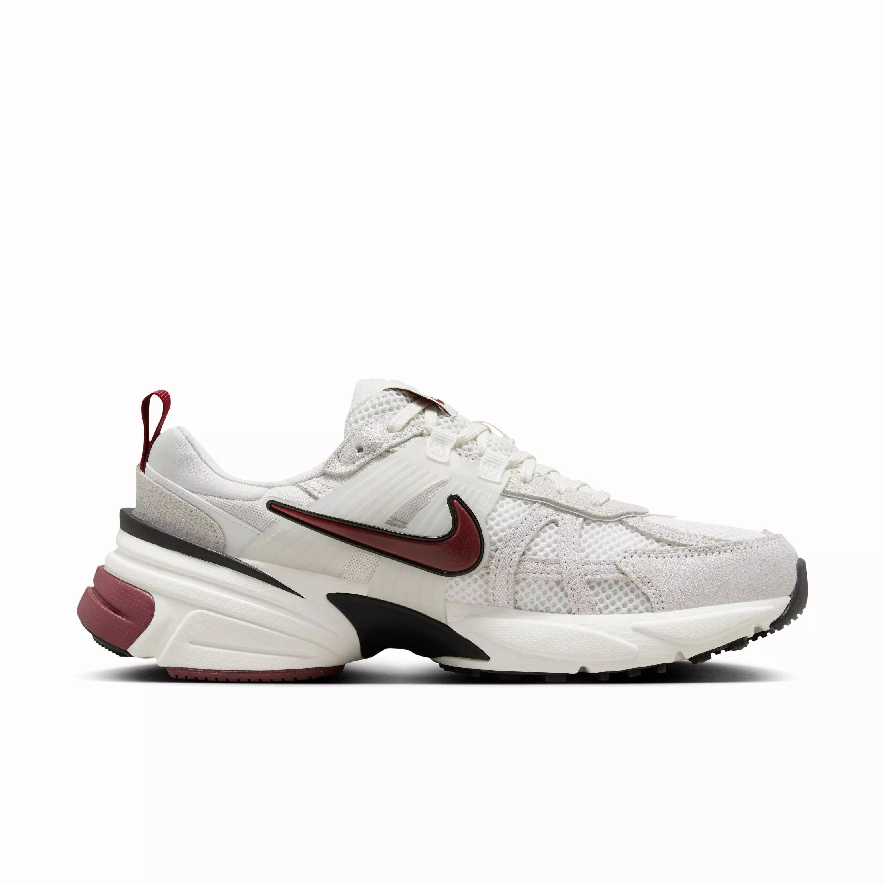 Nike V2K Run "White/Black/Team Red" Women's Shoe - WHITE/BLACK/RED