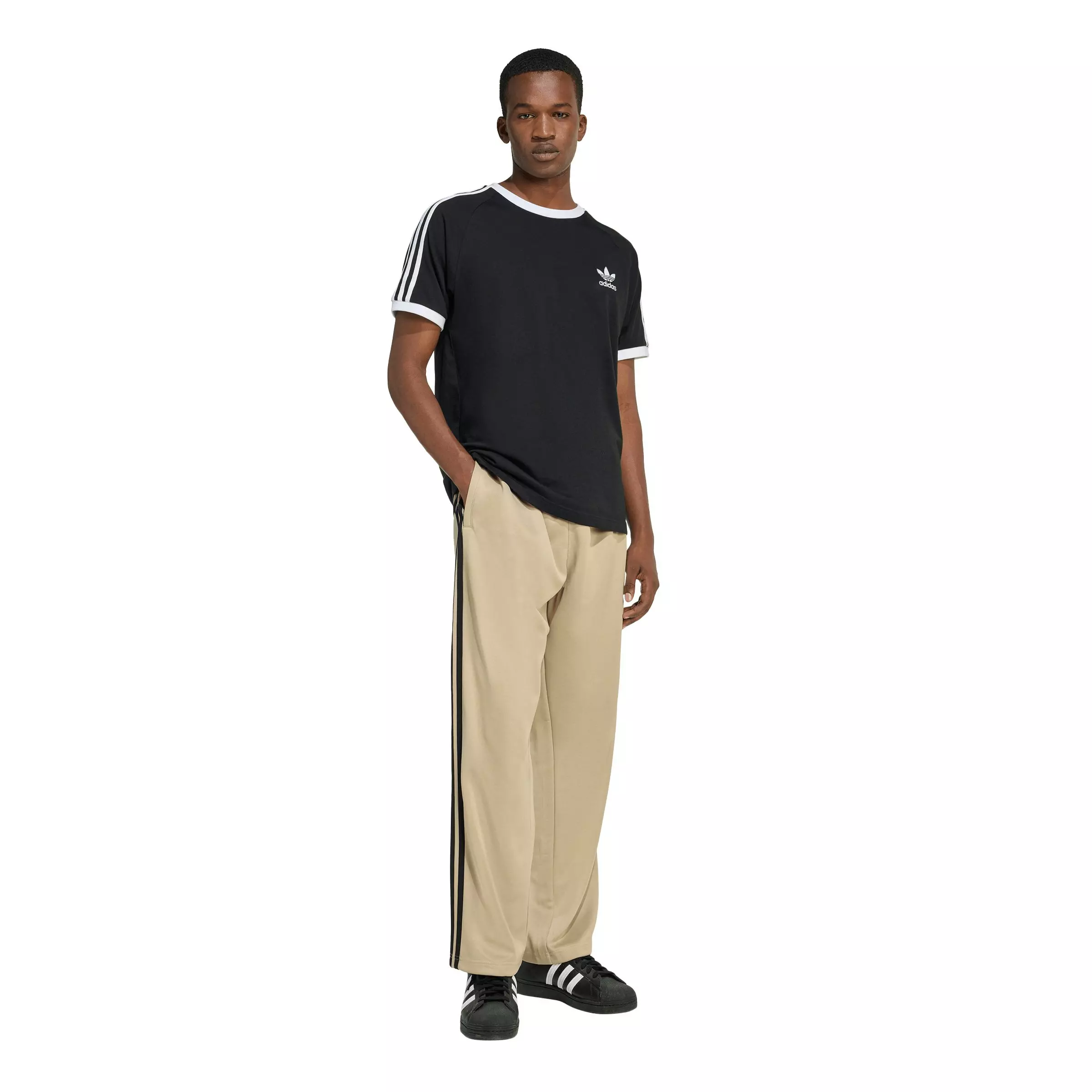 adidas Originals Men's Adicolor Loose Trackpants - Khaki - KHAKI