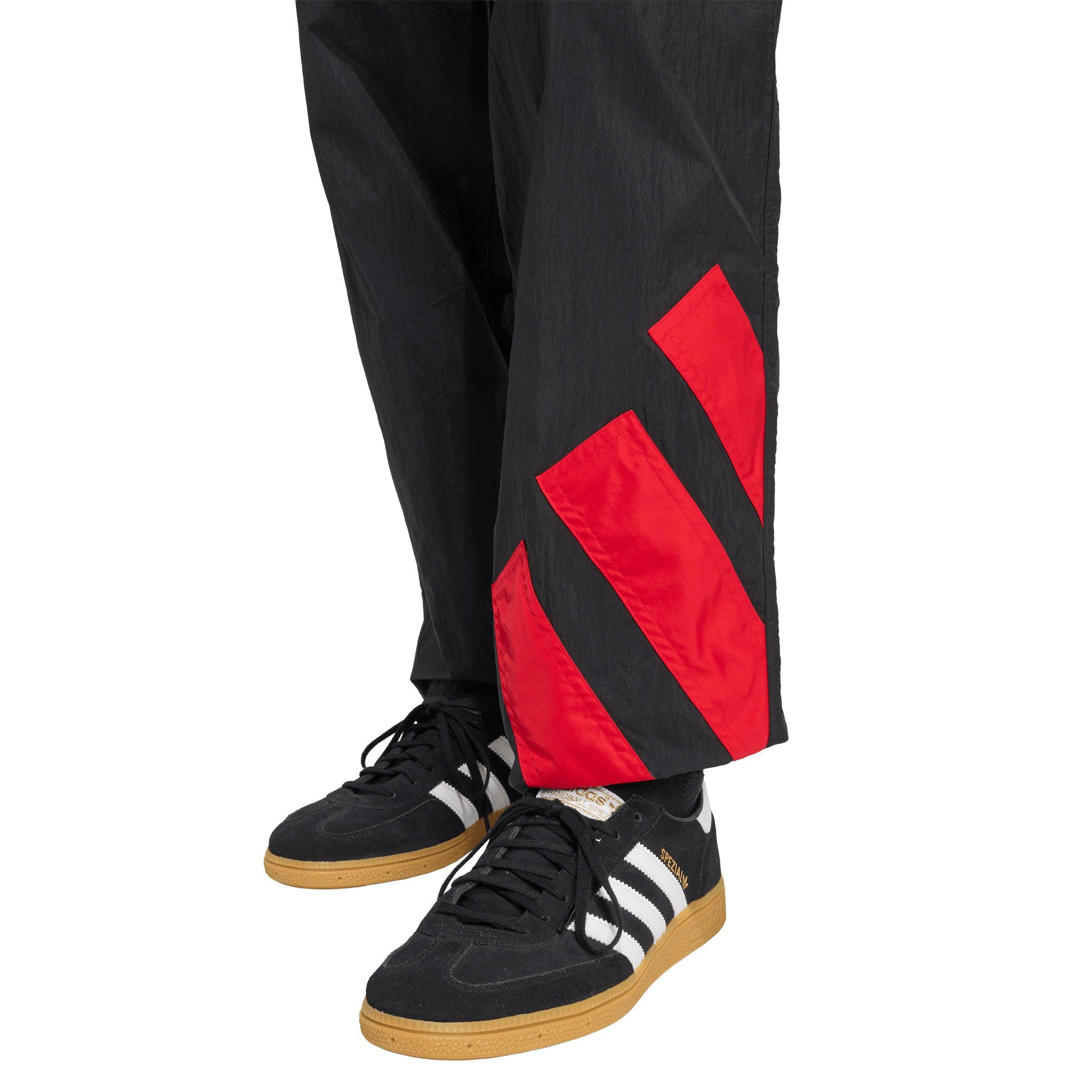 adidas Originals Men's Adicolor Blocked Track Pants - Black - BLACK Thumbnail View 4