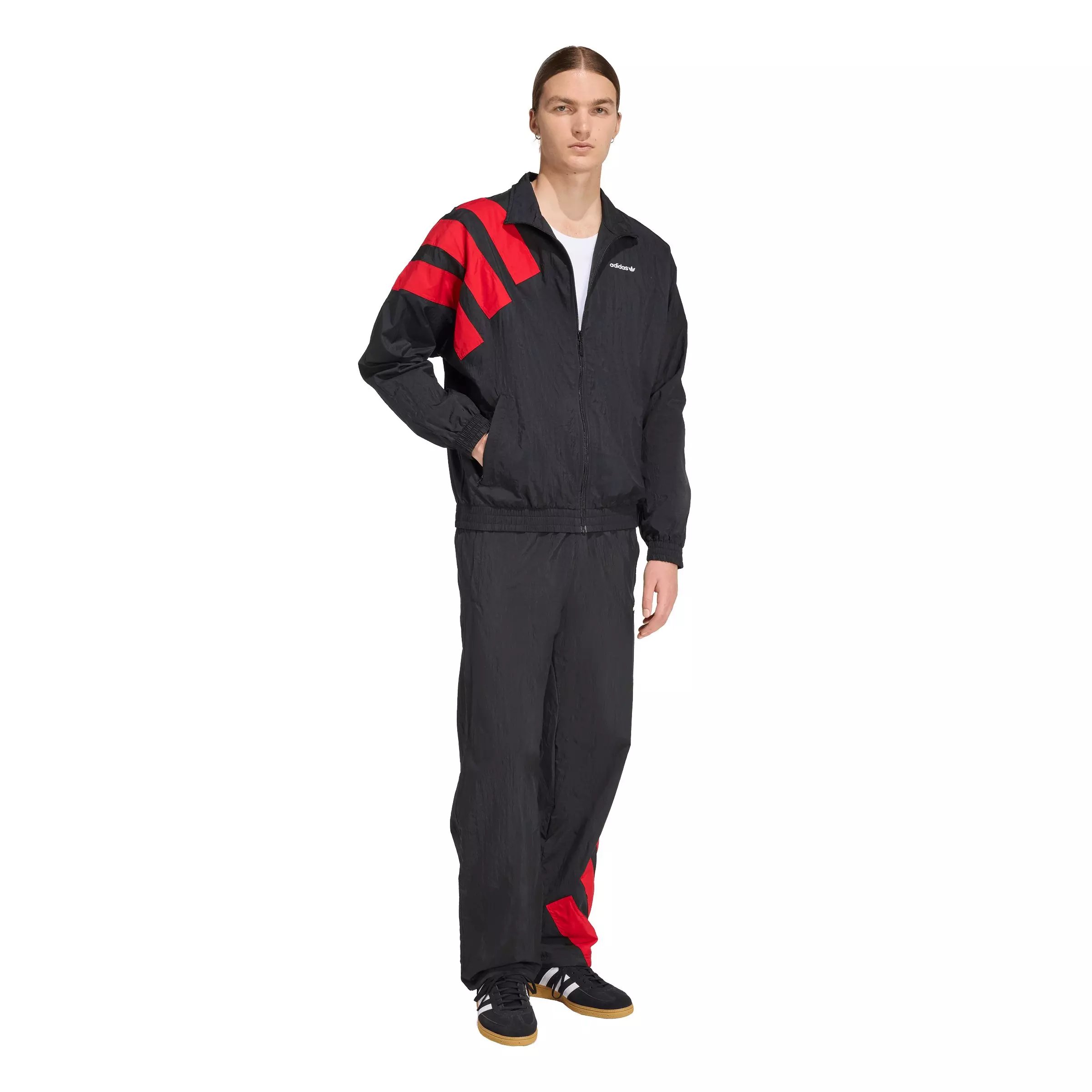 adidas Originals Men's Adicolor Blocked Track Pants - Black - BLACK