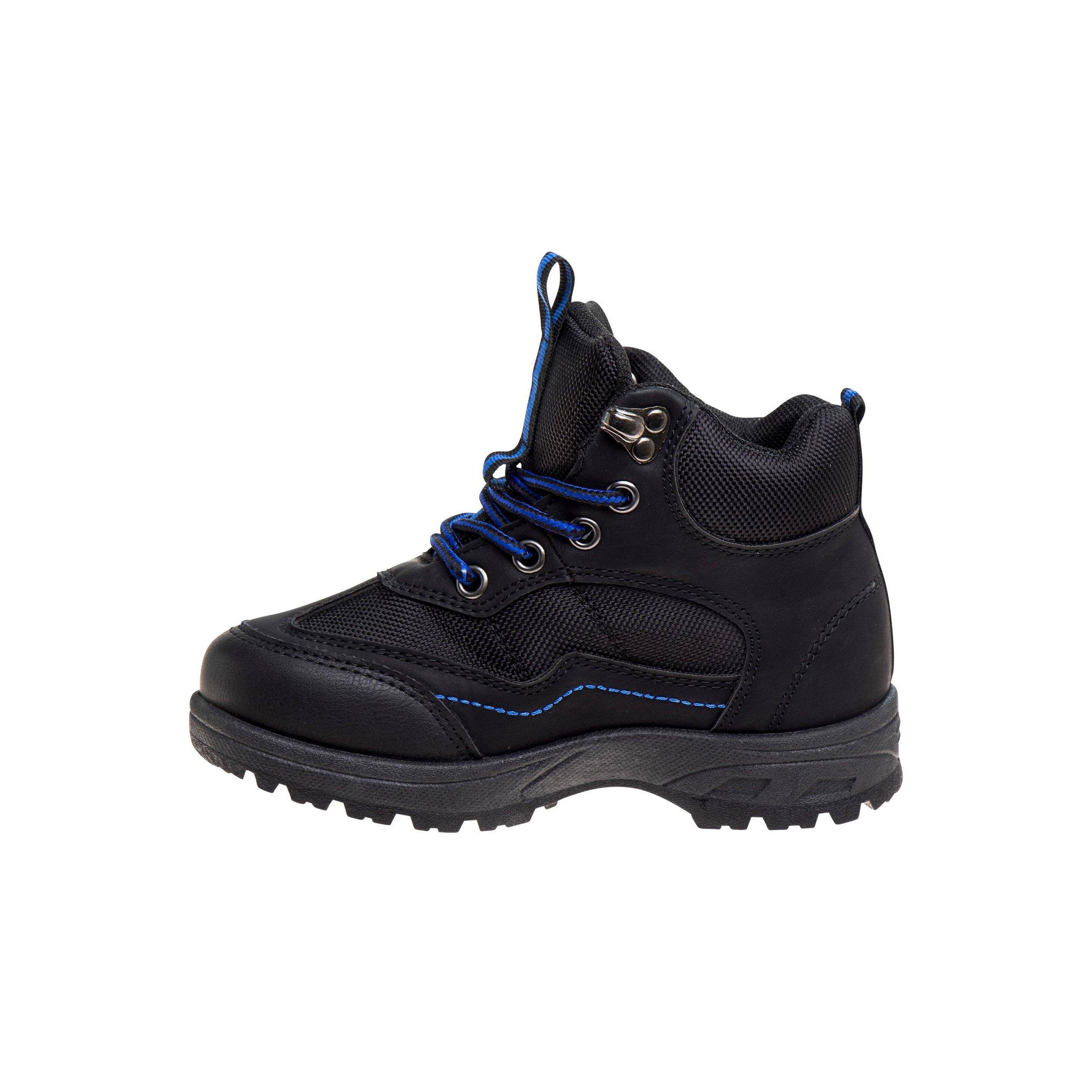 Avalanche All Terrain Adventure "Black/Blue" Preschool Boys' Hiker Boot - BLACK/BLUE