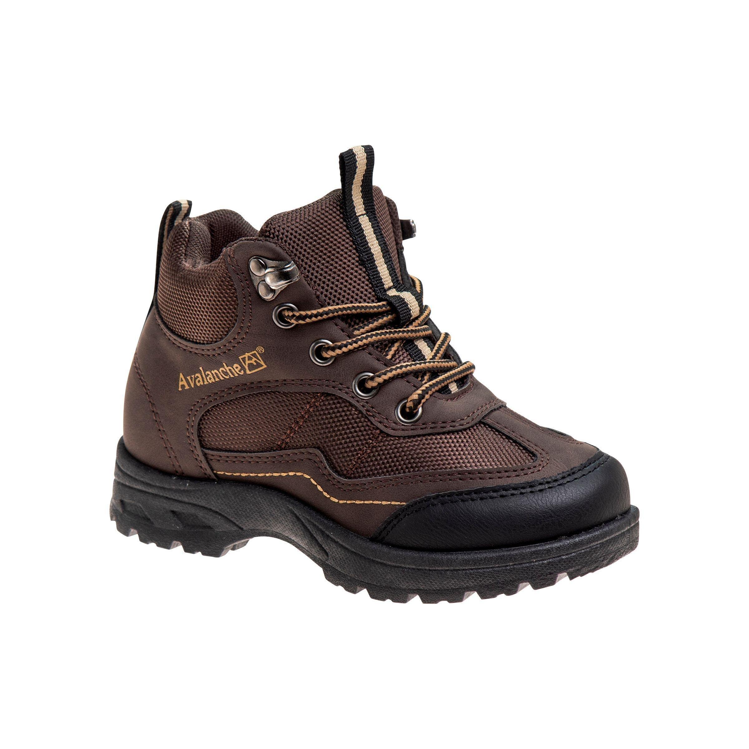 Avalanche All Terrain Adventure "Brown/Tan" Preschool Boys' Hiker Boot - BROWN/TAN