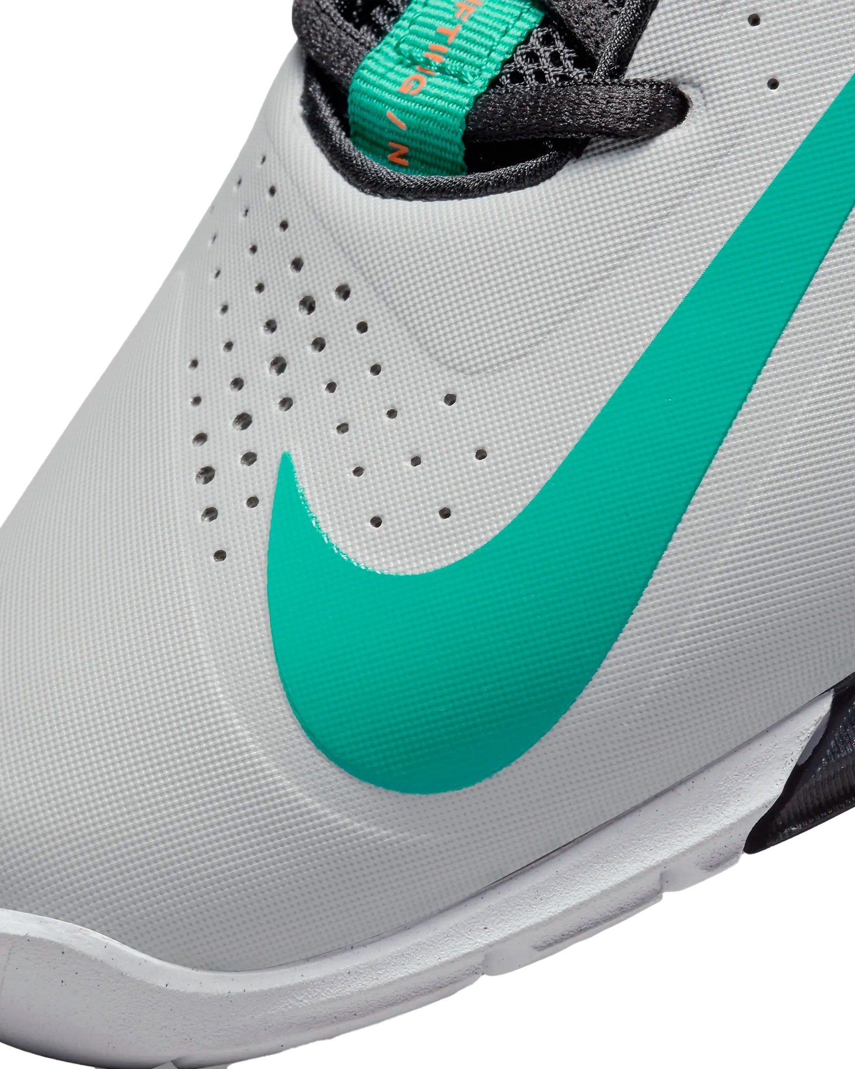 Nike Savaleos "Grey Fog/Dark Smoke Grey/Total Orange/Clear Emerald" Men's Weightlifting Shoe - GREY/DK GREY/ORANGE/EMERALD Thumbnail View 7