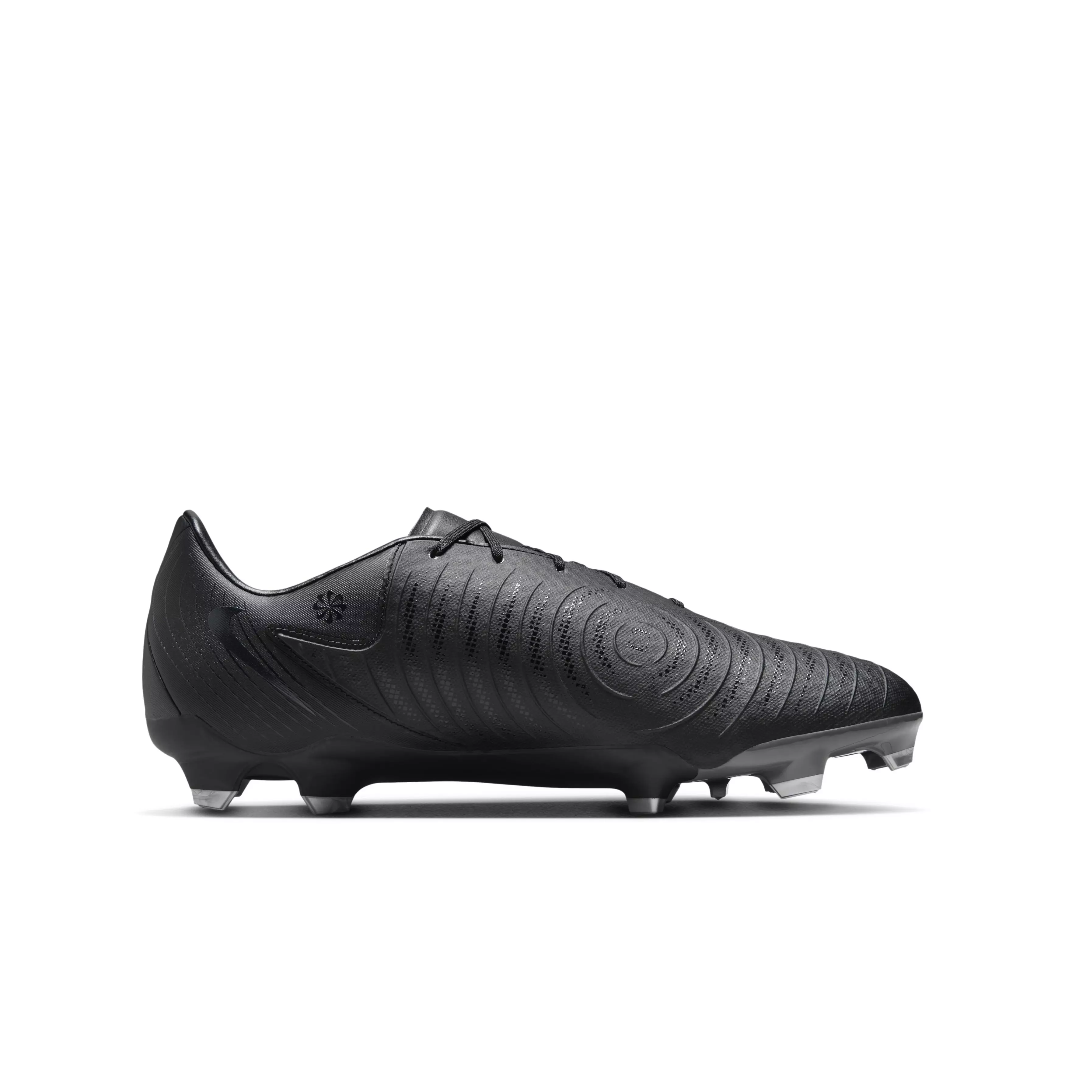 Nike Phantom GX 2 Academy MG "Black/Black" Grade School Kids' Soccer Cleat - BLACK/BLACK
