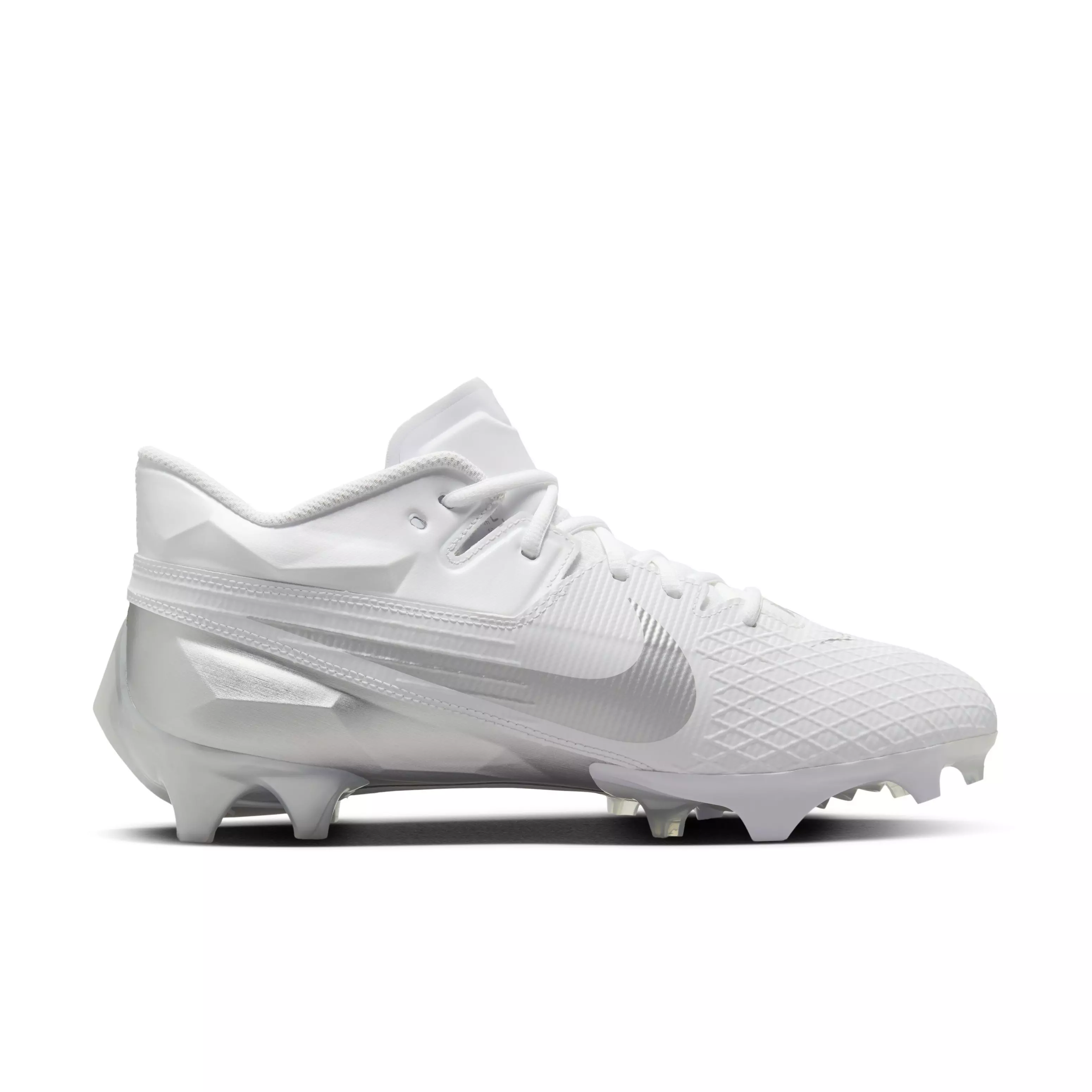 Nike Vapor Edge Elite 360 2 "White/Silver" Men's Football Cleat - WHITE/SILVER