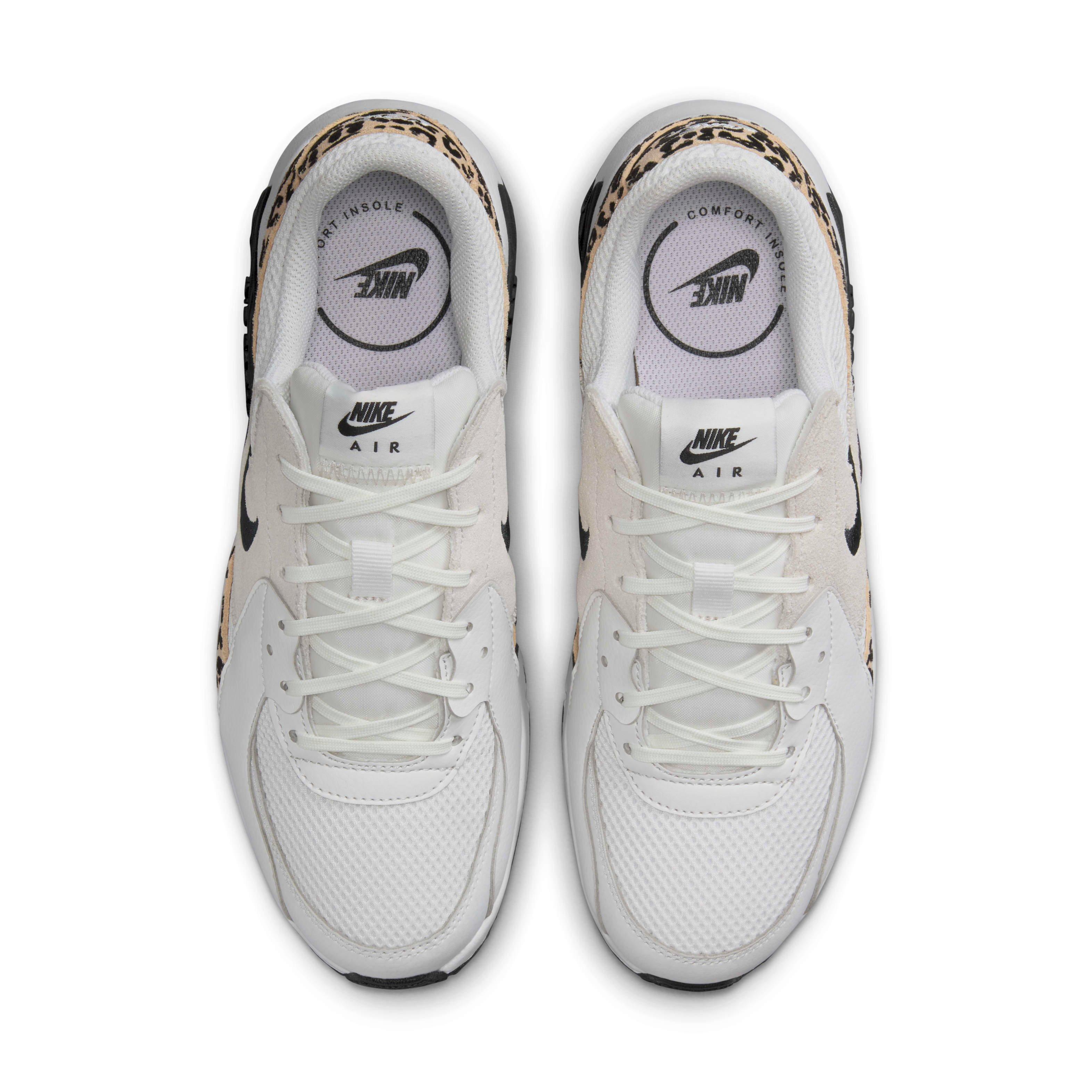 Nike Air Max Excee "Leopard Print" Women's Shoe - WHITE/WHITE/HEMP/BLACK Thumbnail View 4