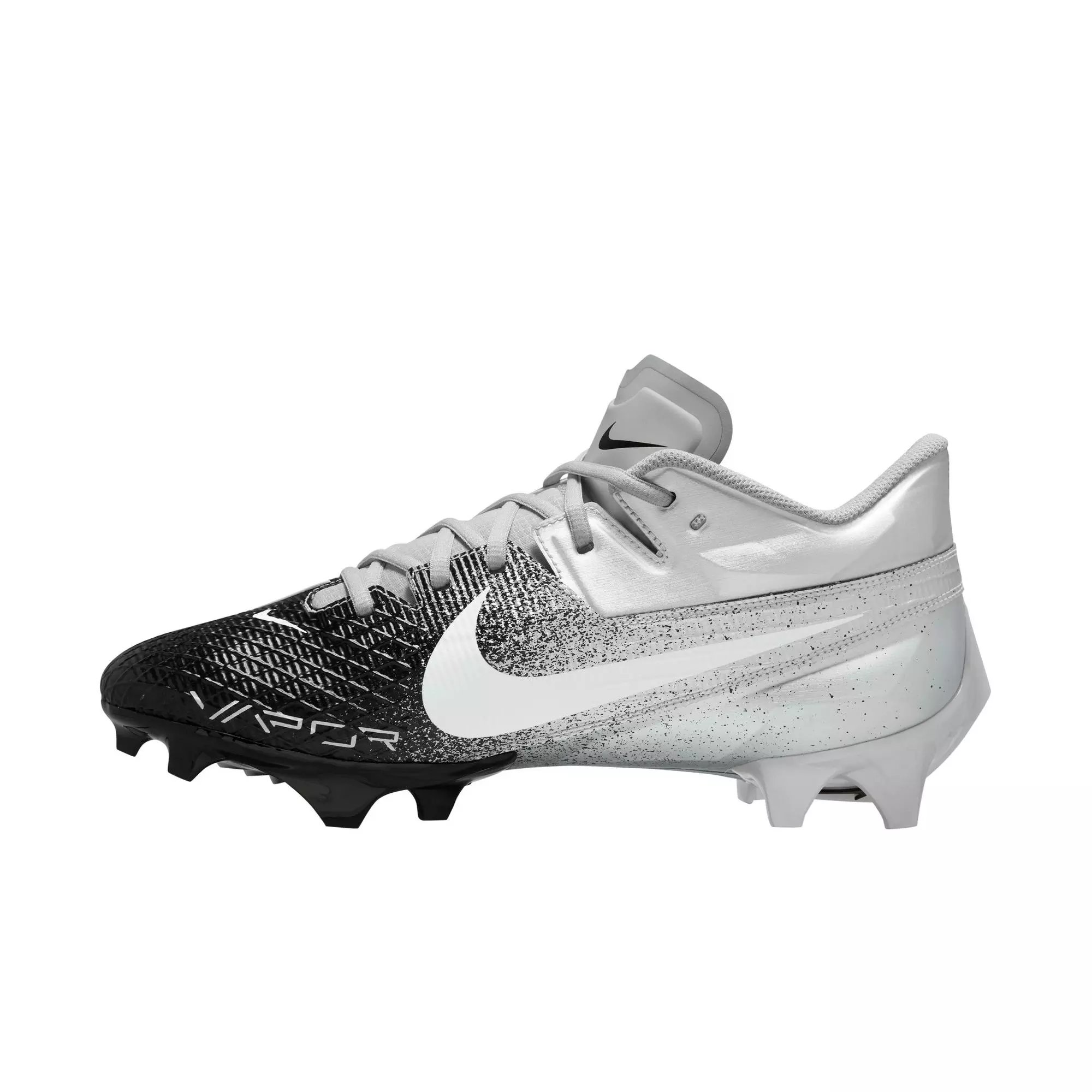 Nike Vapor Edge Elite 360 2 "Silver/Black/White" Men's Football Cleat - SILVER/BLACK/WHITE