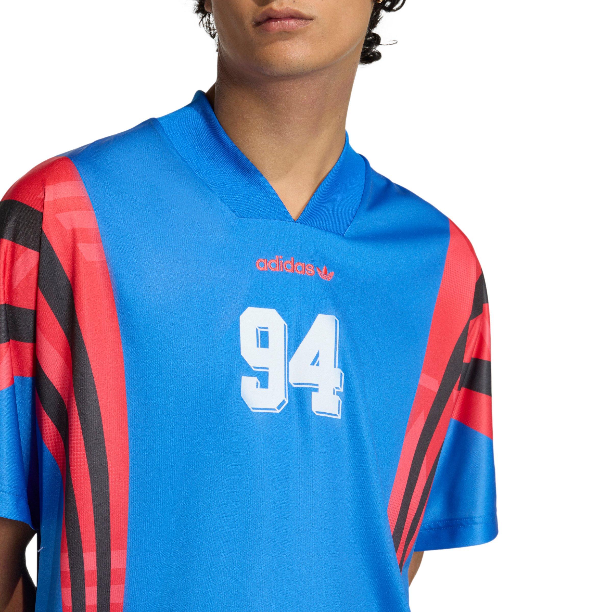 adidas Originals Men's Santiago AOP Infill Jersey - Blue - BLUE Thumbnail View 3