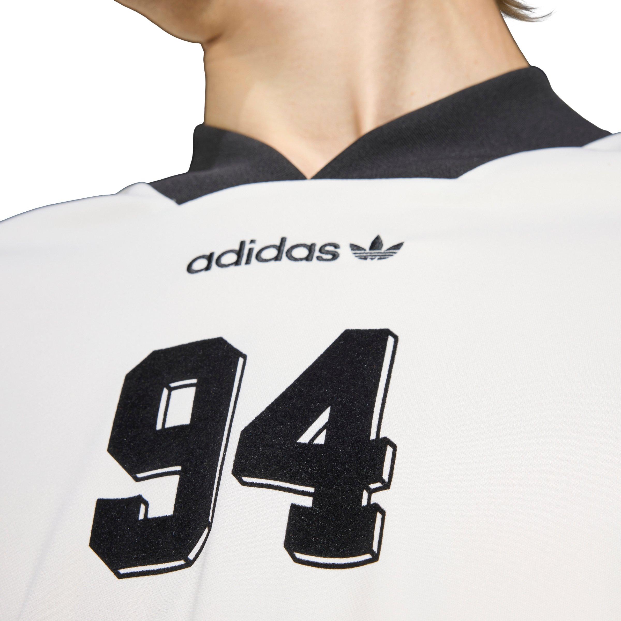 adidas Originals Men's Santiago AOP Infill Jersey - White - WHITE Thumbnail View 3