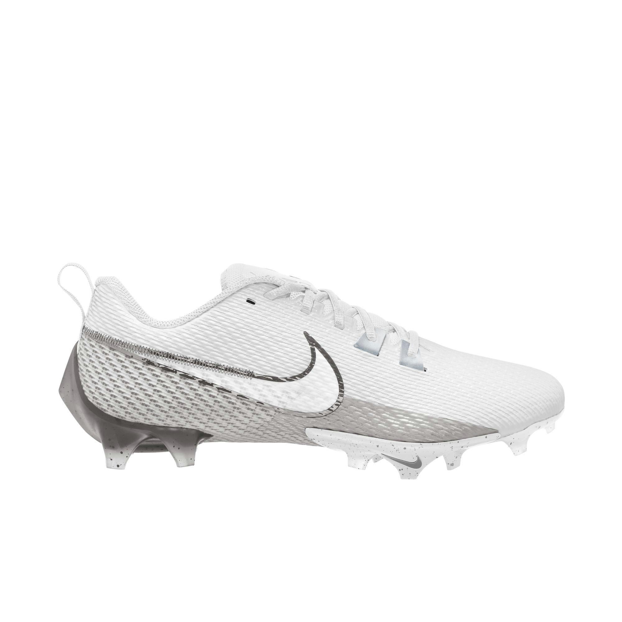 Nike Vapor Edge Speed 360 2 "White/Silver" Men's Football Cleat - WHITE/SILVER Thumbnail View 1