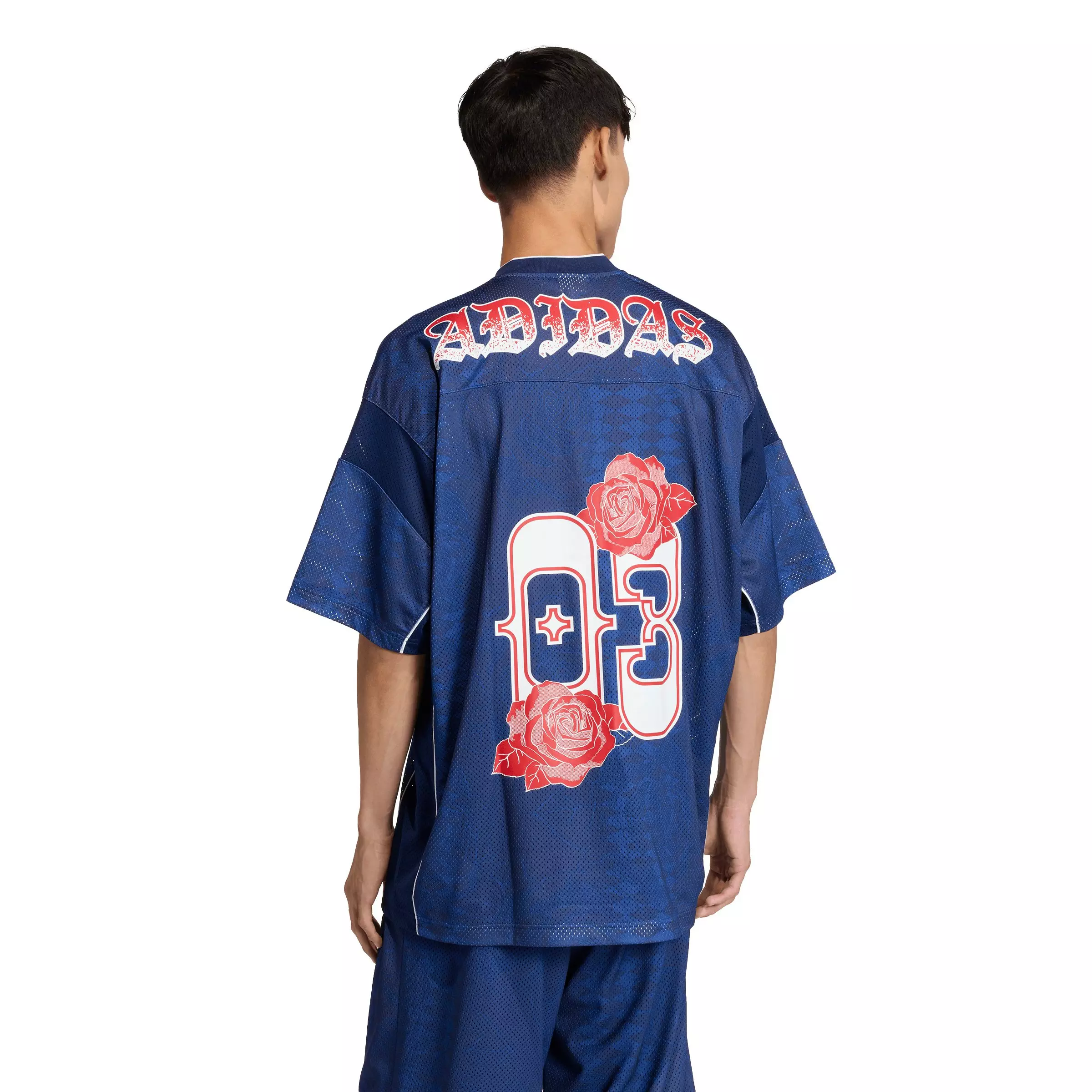 adidas Originals Men's Roses Jersey  - Indigo - INDIGO