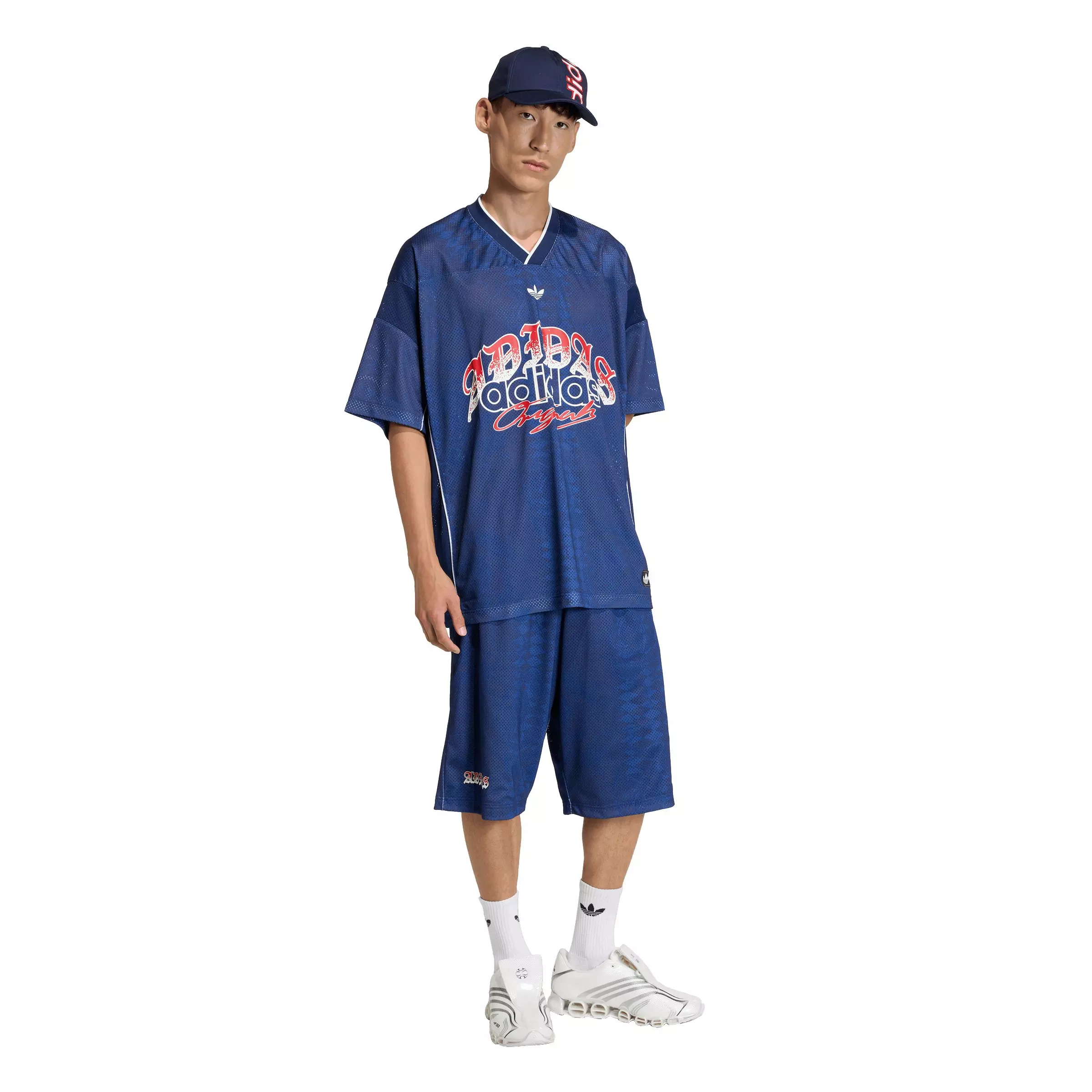 adidas Originals Men's Roses Jersey  - Indigo - INDIGO