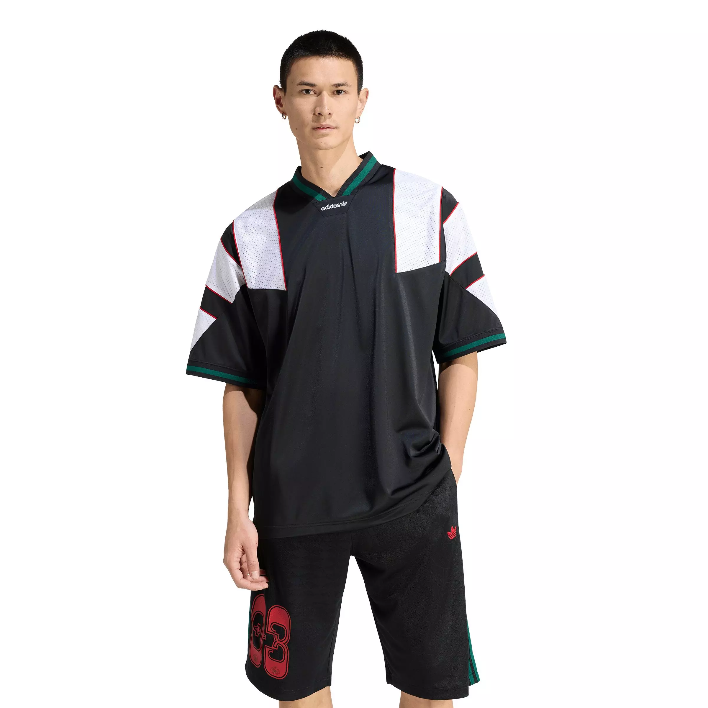 adidas Originals Men's Panel Jersey - Black - BLACK