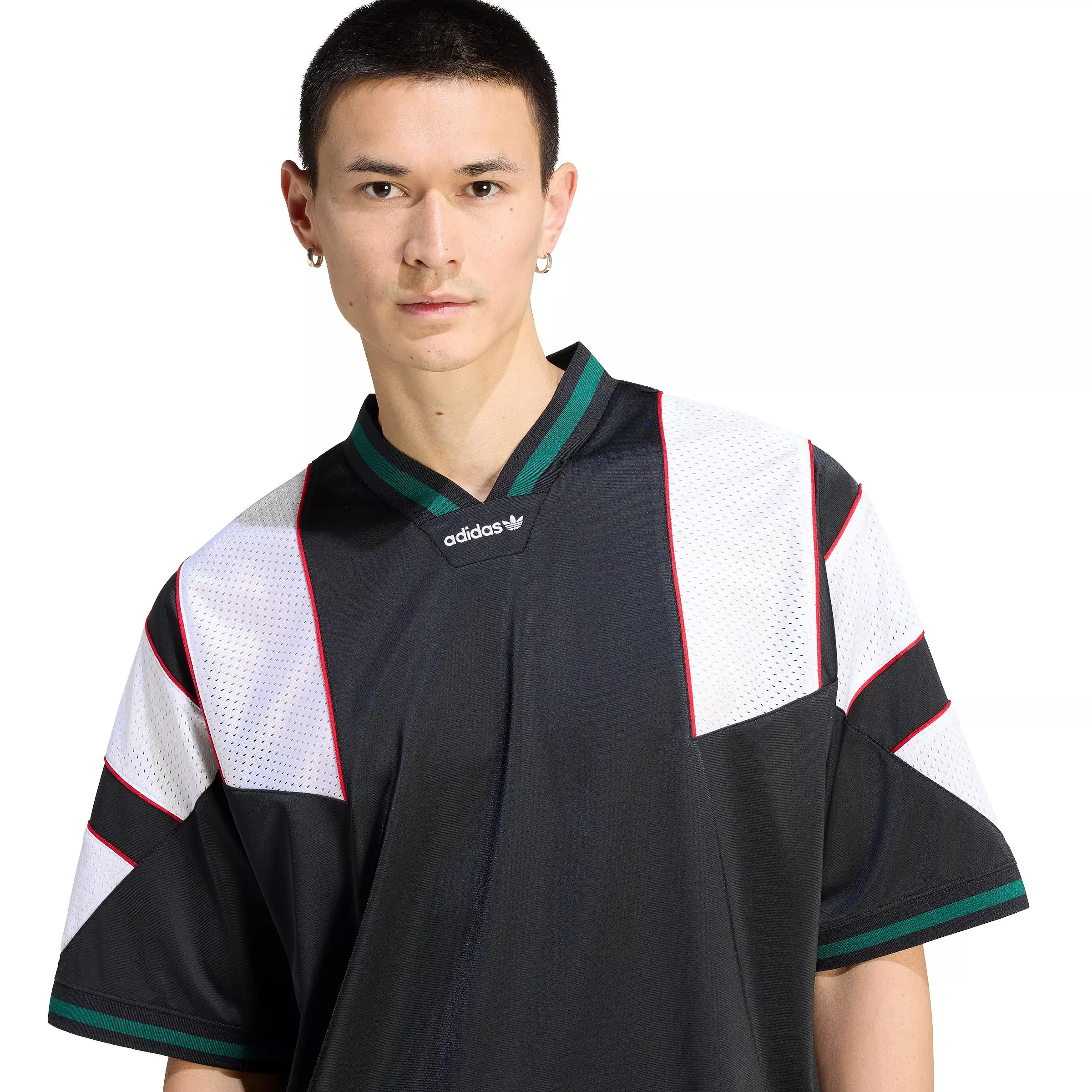 adidas Originals Men's Panel Jersey -Black - BLACK