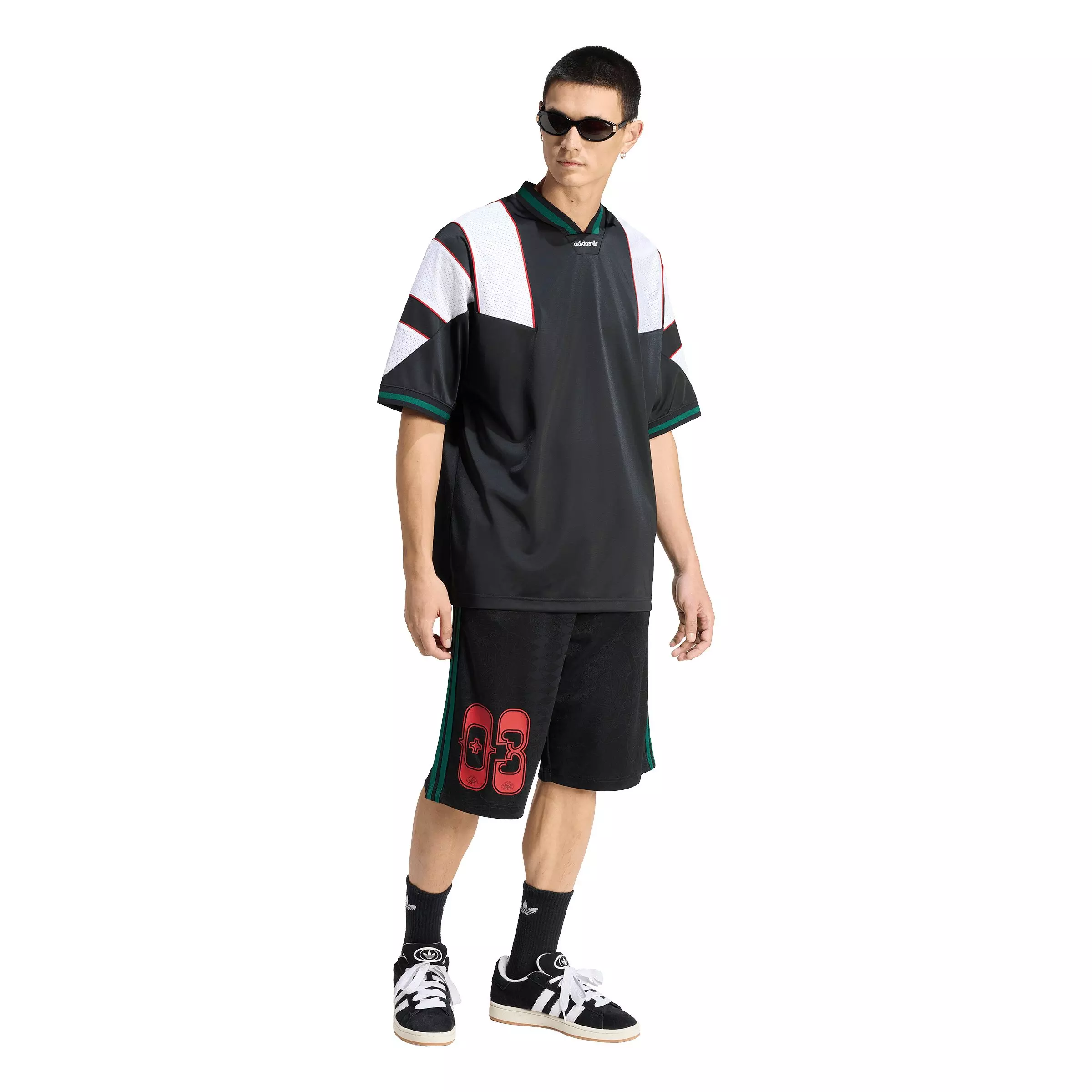 adidas Originals Men's Panel Jersey - Black - BLACK