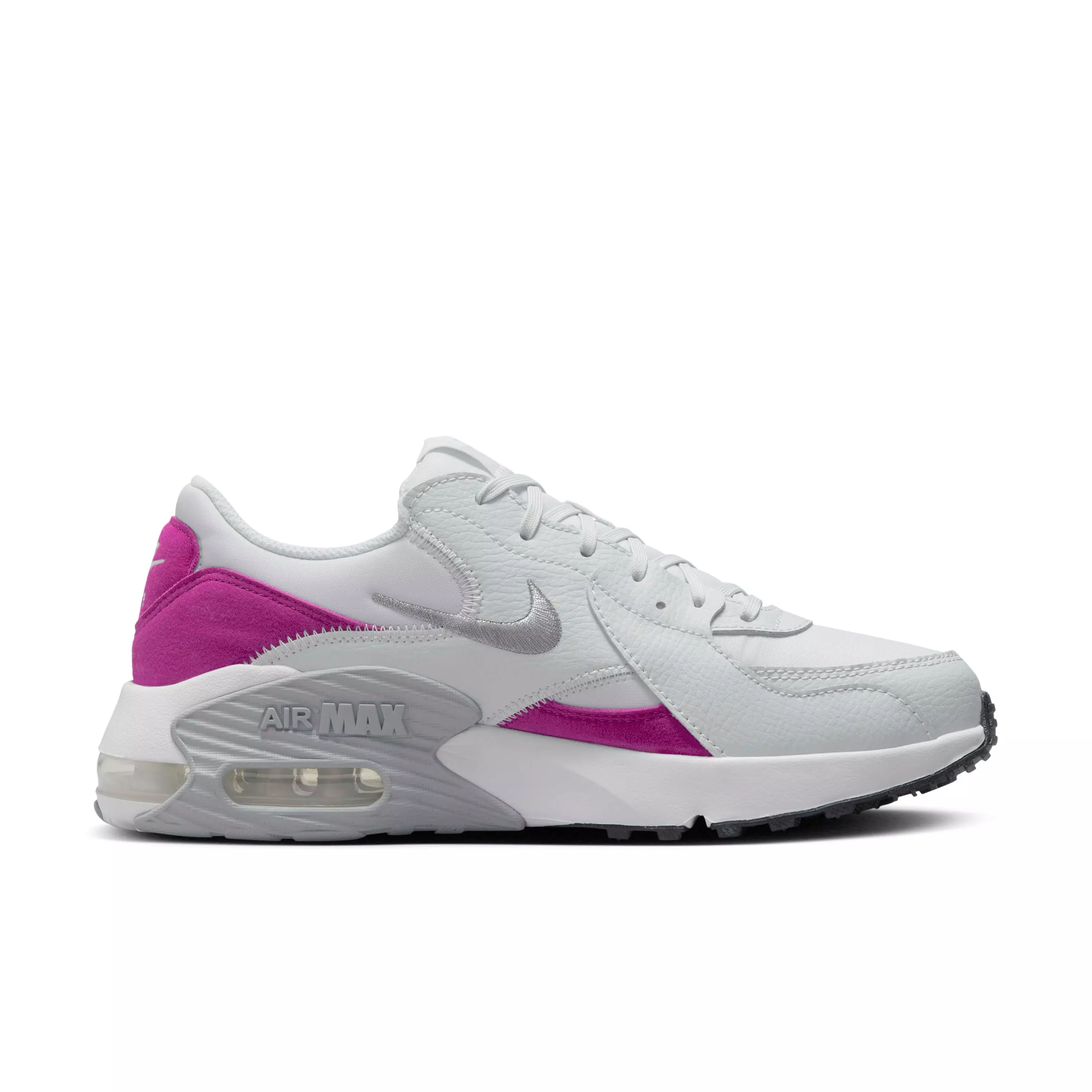 Nike Air Max Excee "Photon Dust/Wolf Grey/Hot Fuchsia/Metallic Silver" Women's Shoe - DUST/GREY/FUCHSIA/SILVER