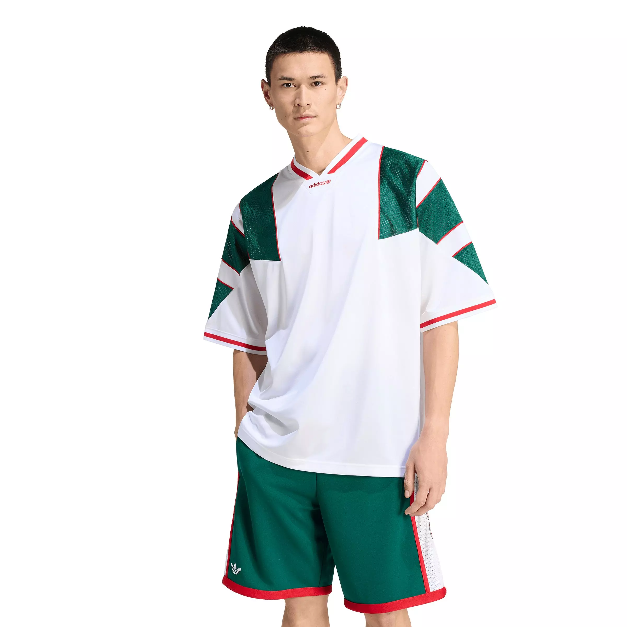 adidas Originals Men's Panel Jersey -White - WHITE