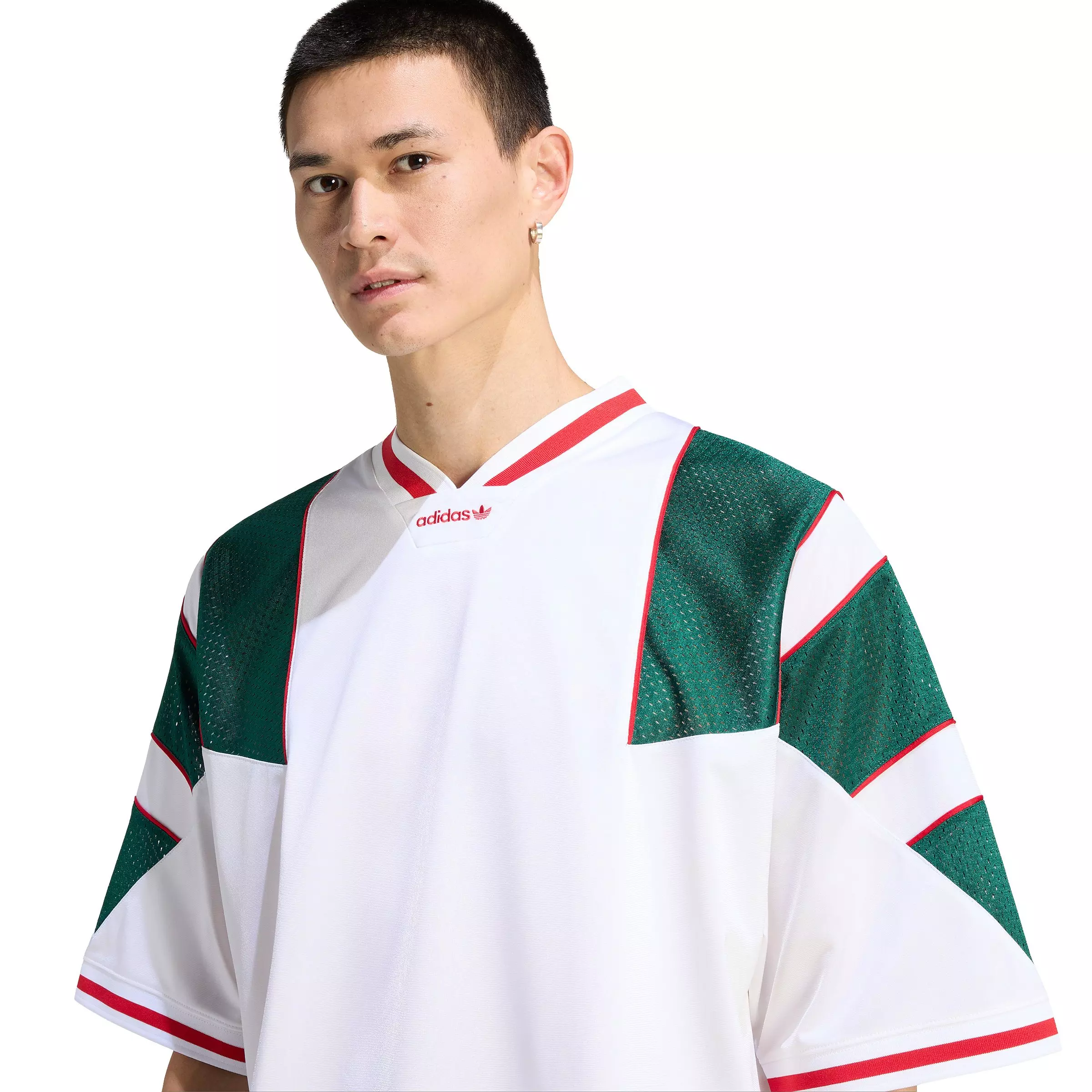 adidas Originals Men's Panel Jersey -White - WHITE