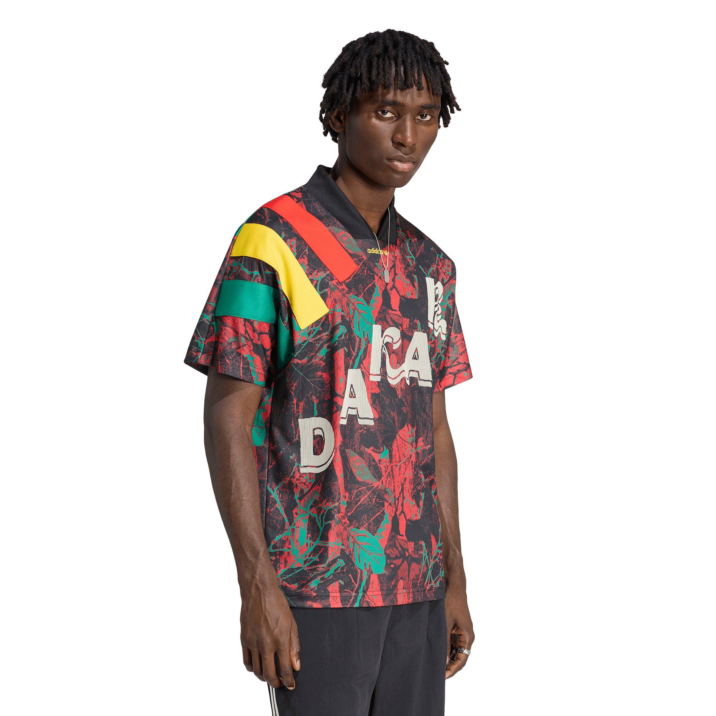 adidas Originals Men's Graphic Jersey Senegal - Yellow/Green - YELLOW/GREEN Thumbnail View 1