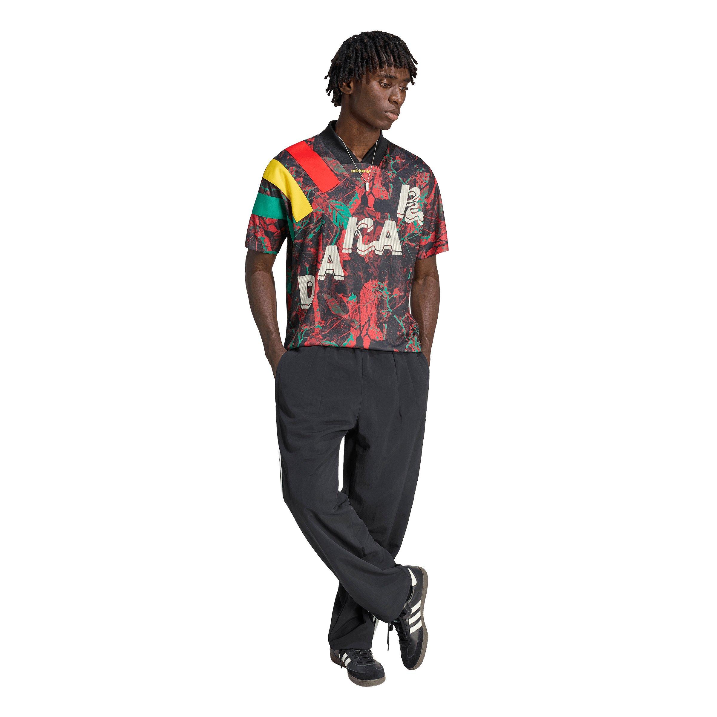 adidas Originals Men's Graphic Jersey Senegal -Yellow/Green - YELLOW/GREEN Thumbnail View 5