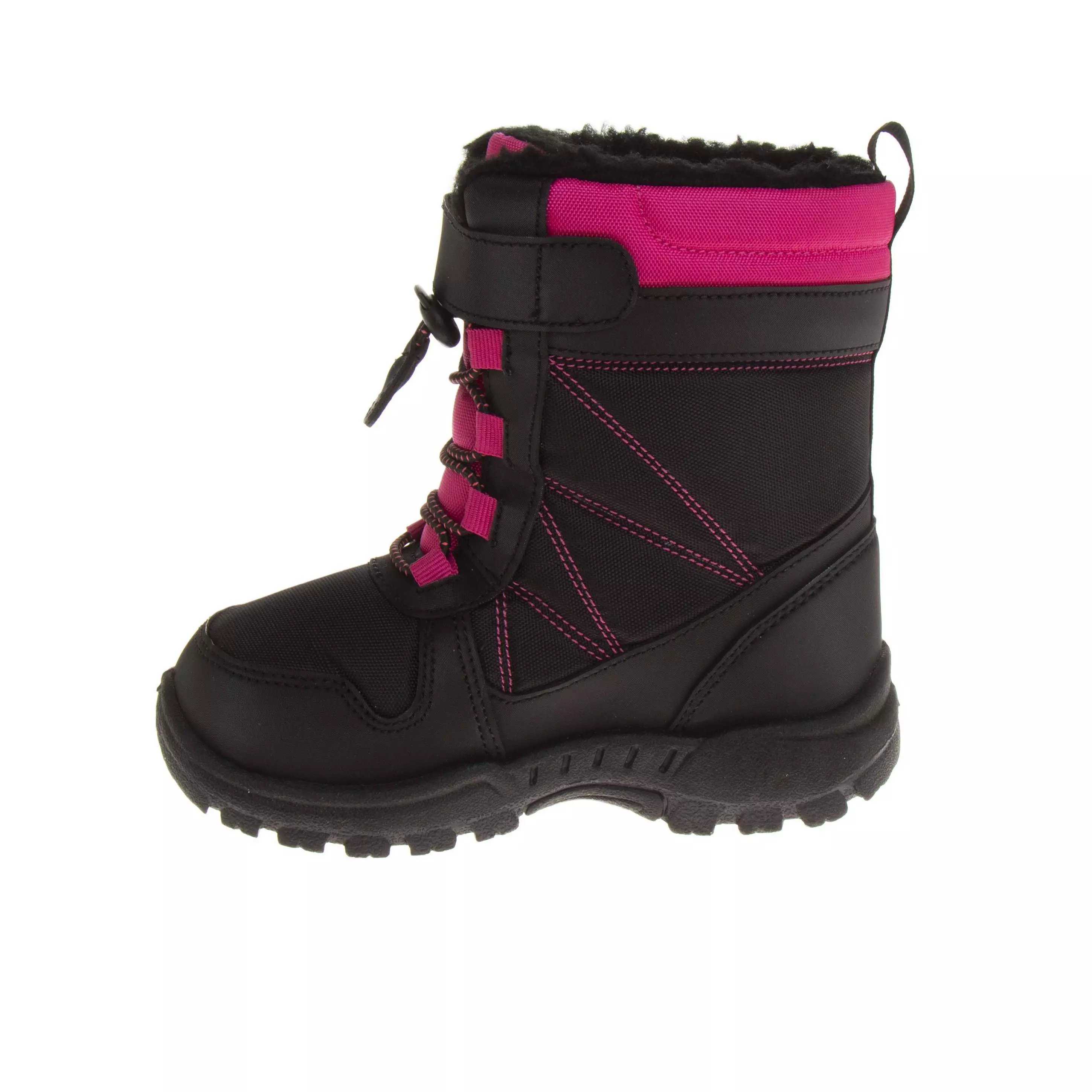 Avalanche Snow Weatherproof "Black/Pink" Preschool Girls' Boot - BLACK/PINK