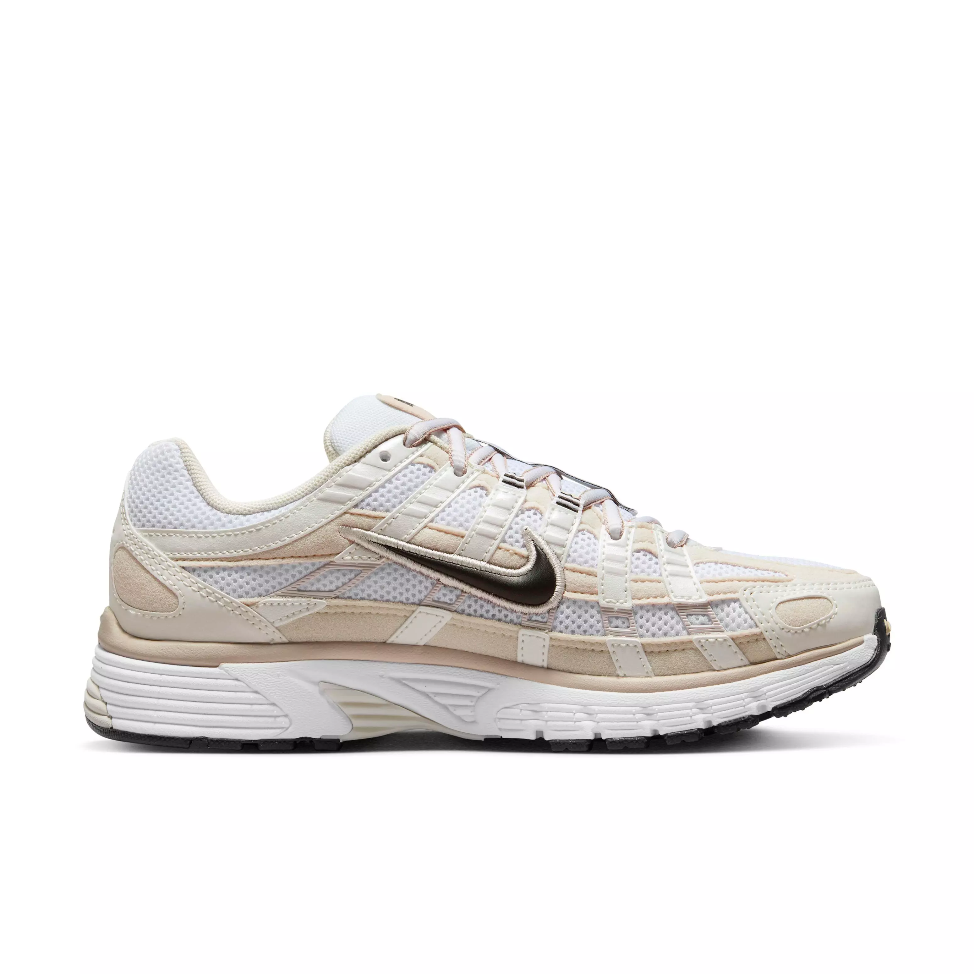 Nike P-6000 "Light Orewood Brown/White/Metallic Summit White/Black" Women's Shoe - LT BROWN/WHITE/WHITE/BLACK