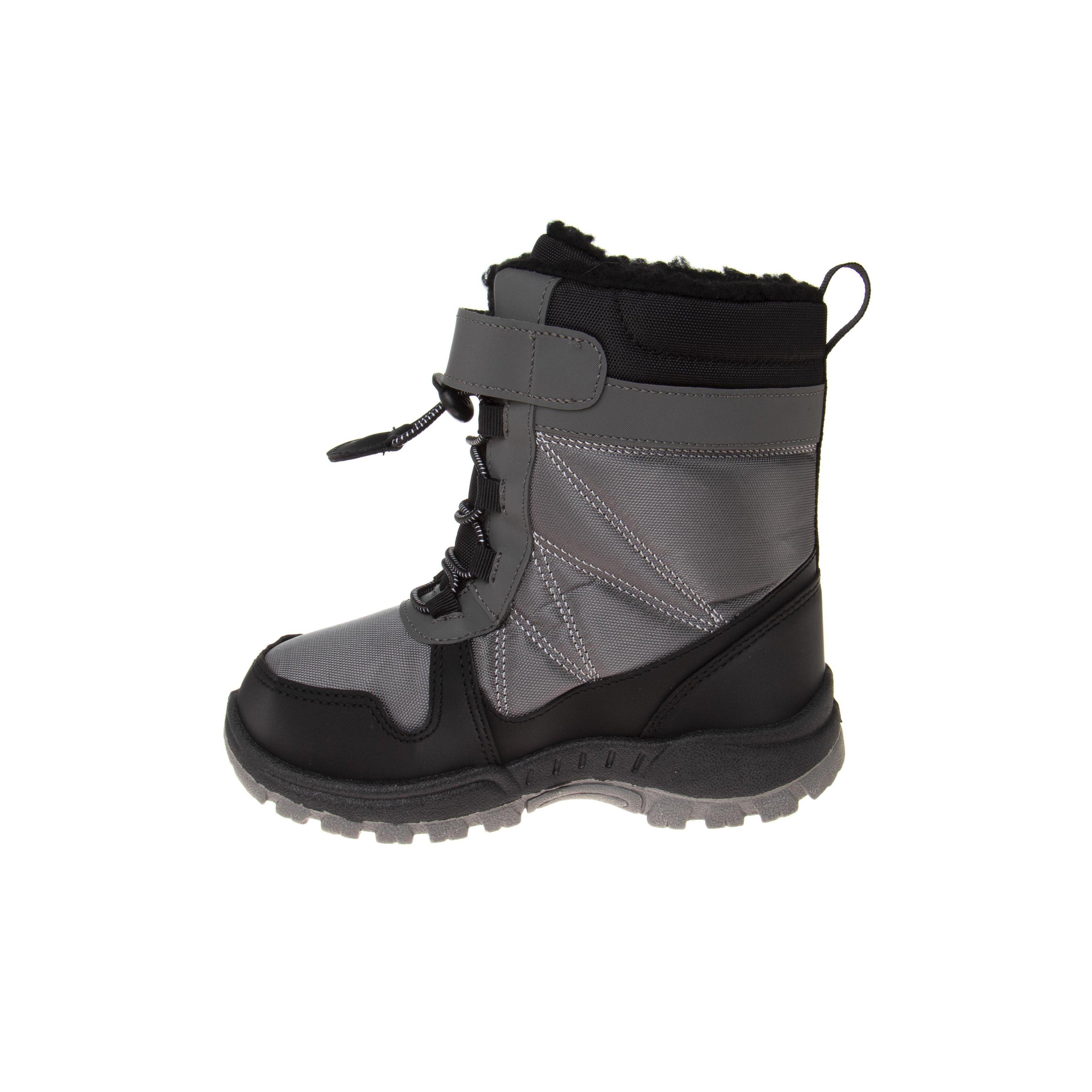 Avalanche Snow Weatherproof "Grey/Black" Infant Boys' Boot - GREY/BLACK