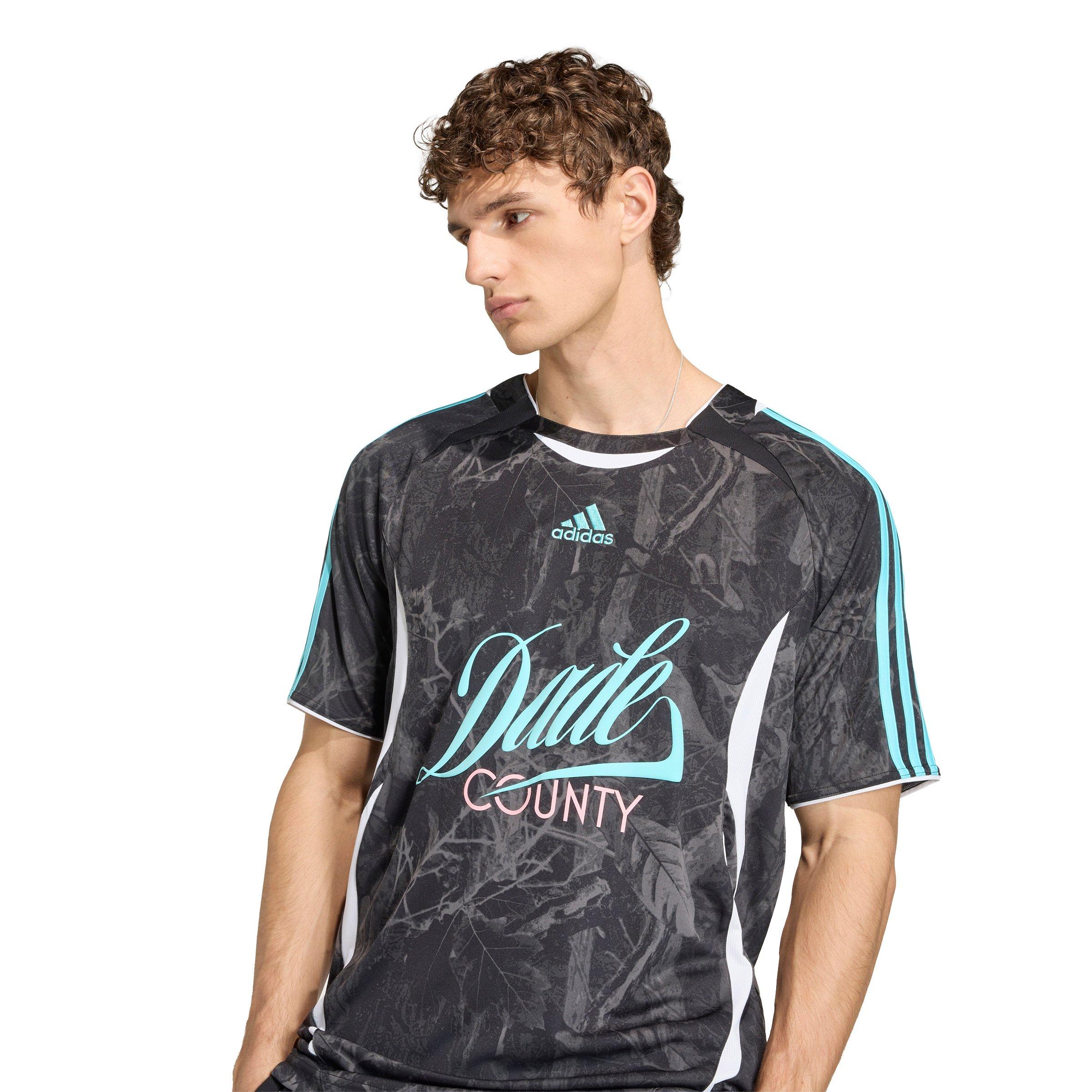adidas Men's Graphic Miami Jersey - BLACK/AQUA Thumbnail View 3