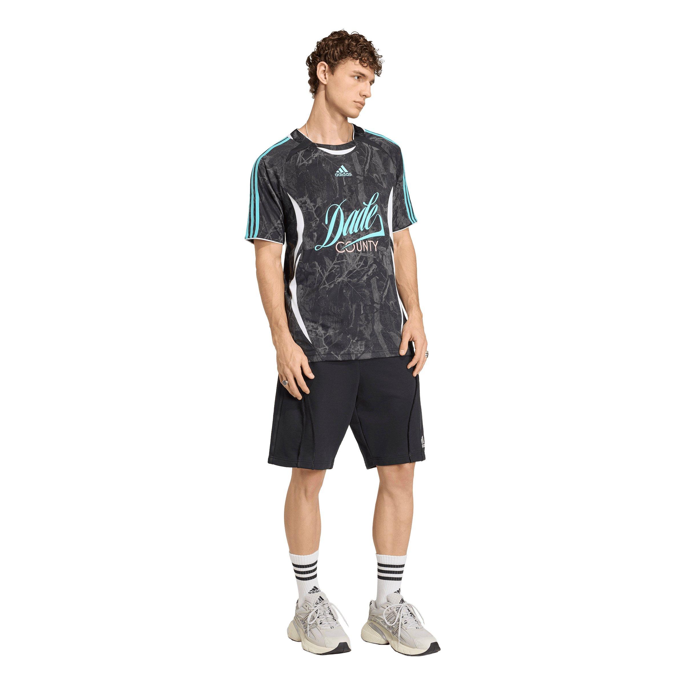 adidas Men's Graphic Miami Jersey - BLACK/AQUA Thumbnail View 5