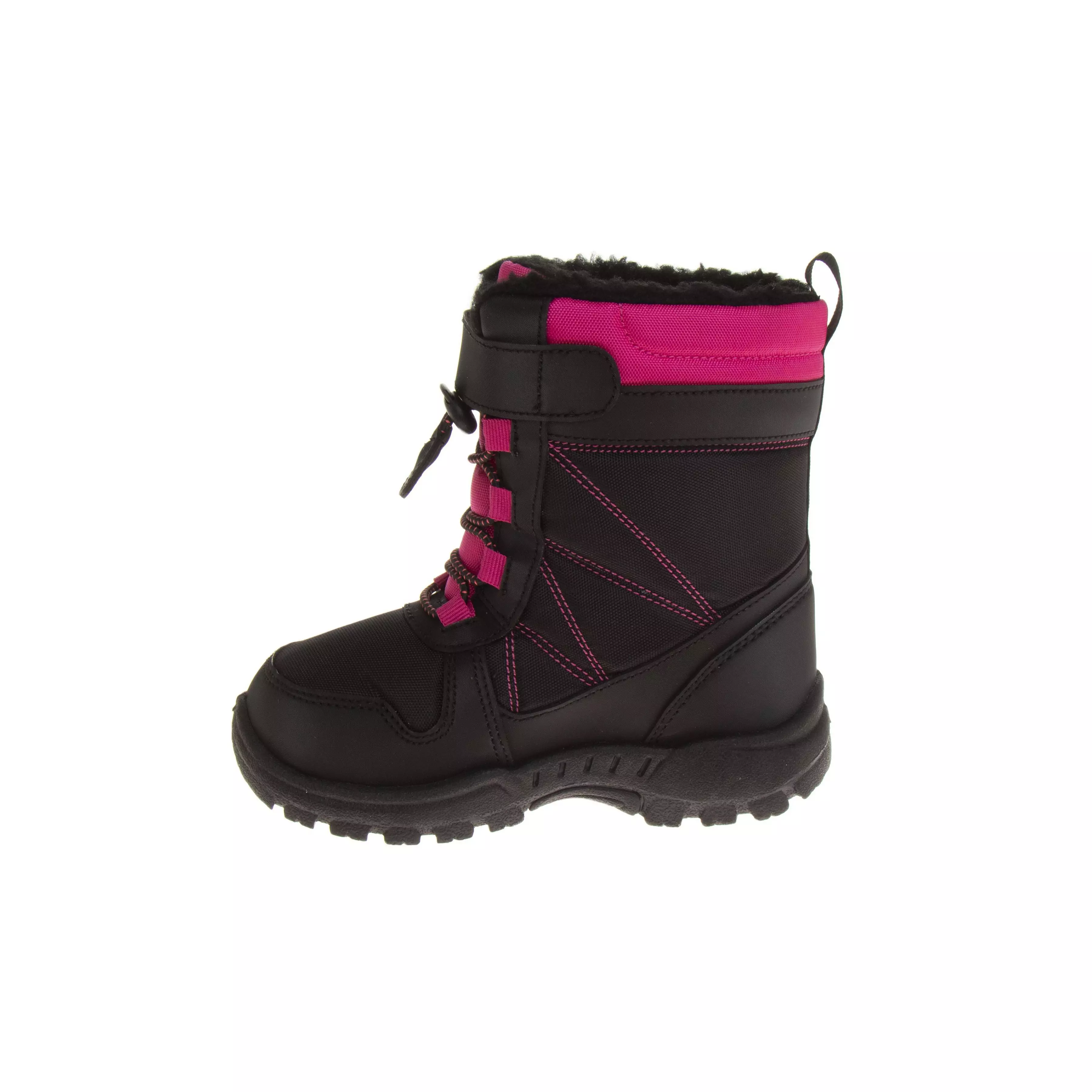 Avalanche Snow Weatherproof "Black/Pink" Infant Girls' Boot - BLACK/PINK