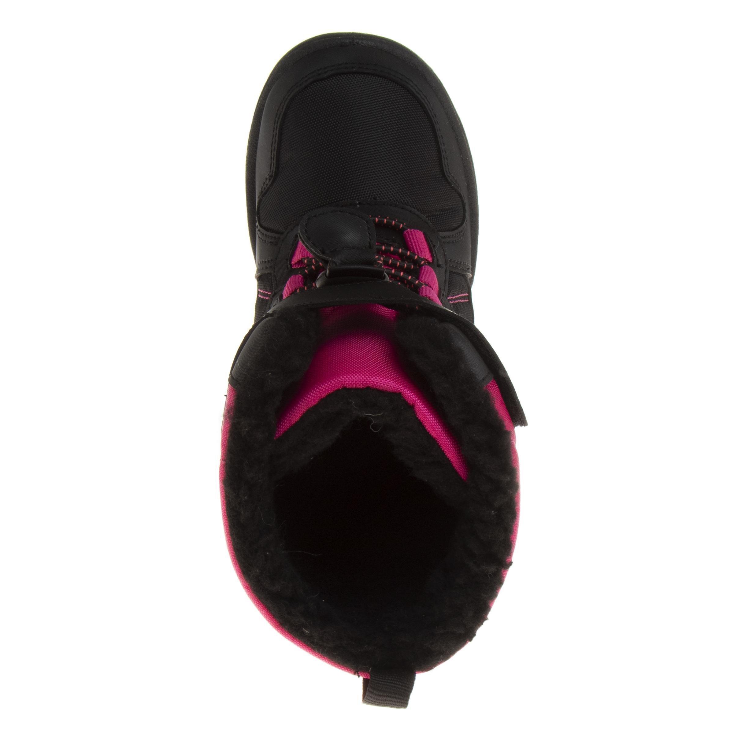 Avalanche Snow Weatherproof "Black/Pink" Infant Girls' Boot - BLACK/PINK