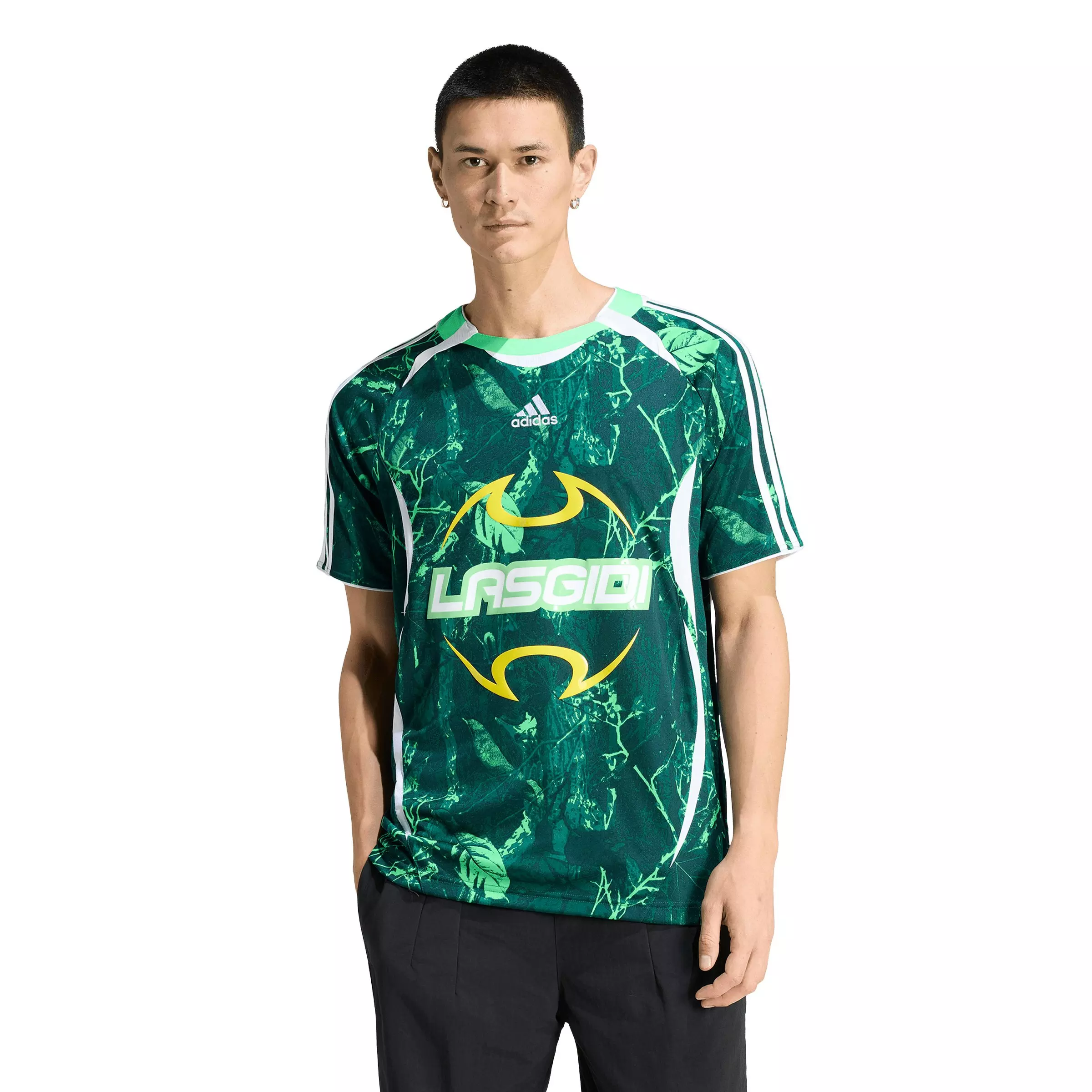 adidas Men's Graphic Lagos Jersey - GREEN