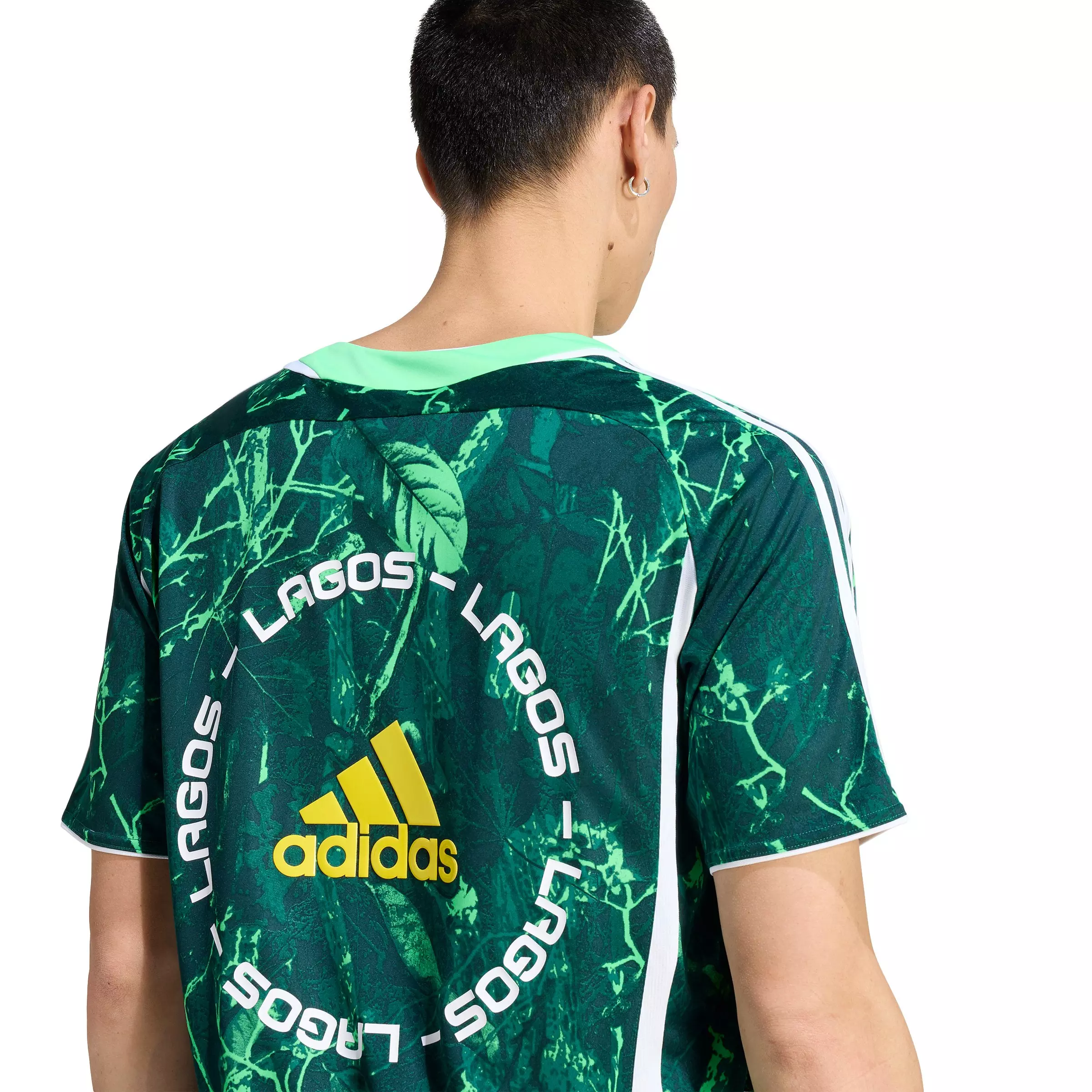 adidas Men's Graphic Lagos Jersey - GREEN