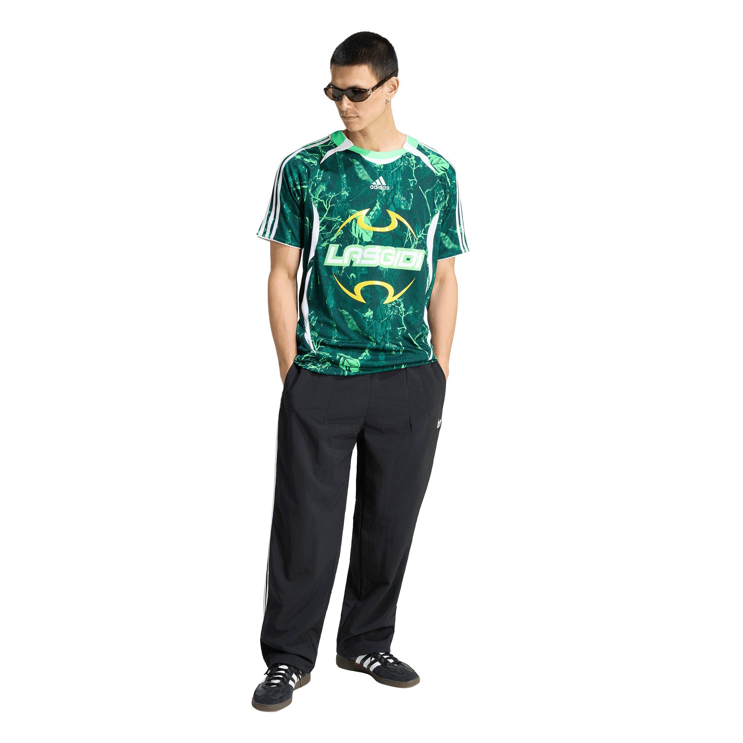 adidas Men's Graphic Lagos Jersey - GREEN Thumbnail View 5