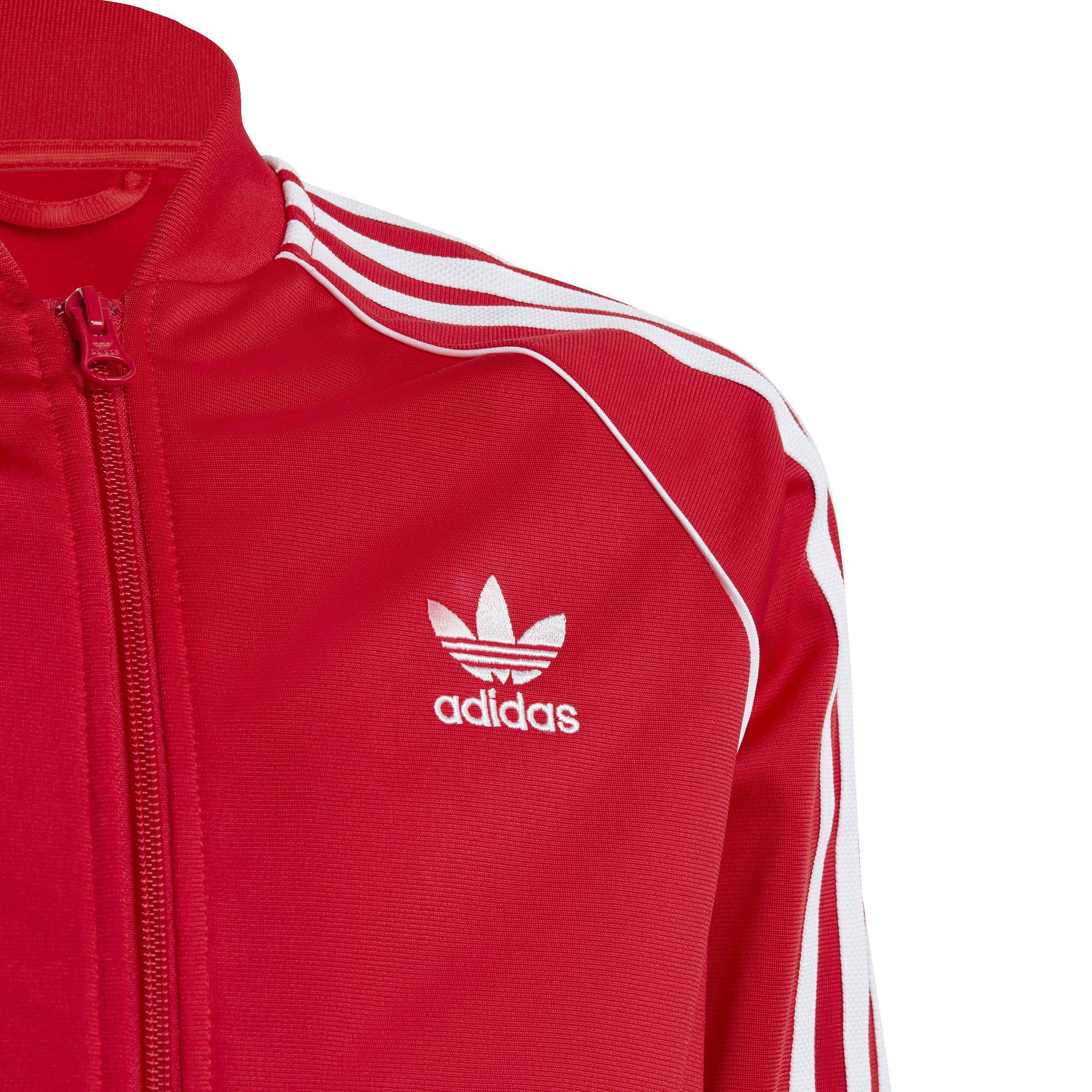 adidas Adicolor SST Track Big Kids' Red Jacket