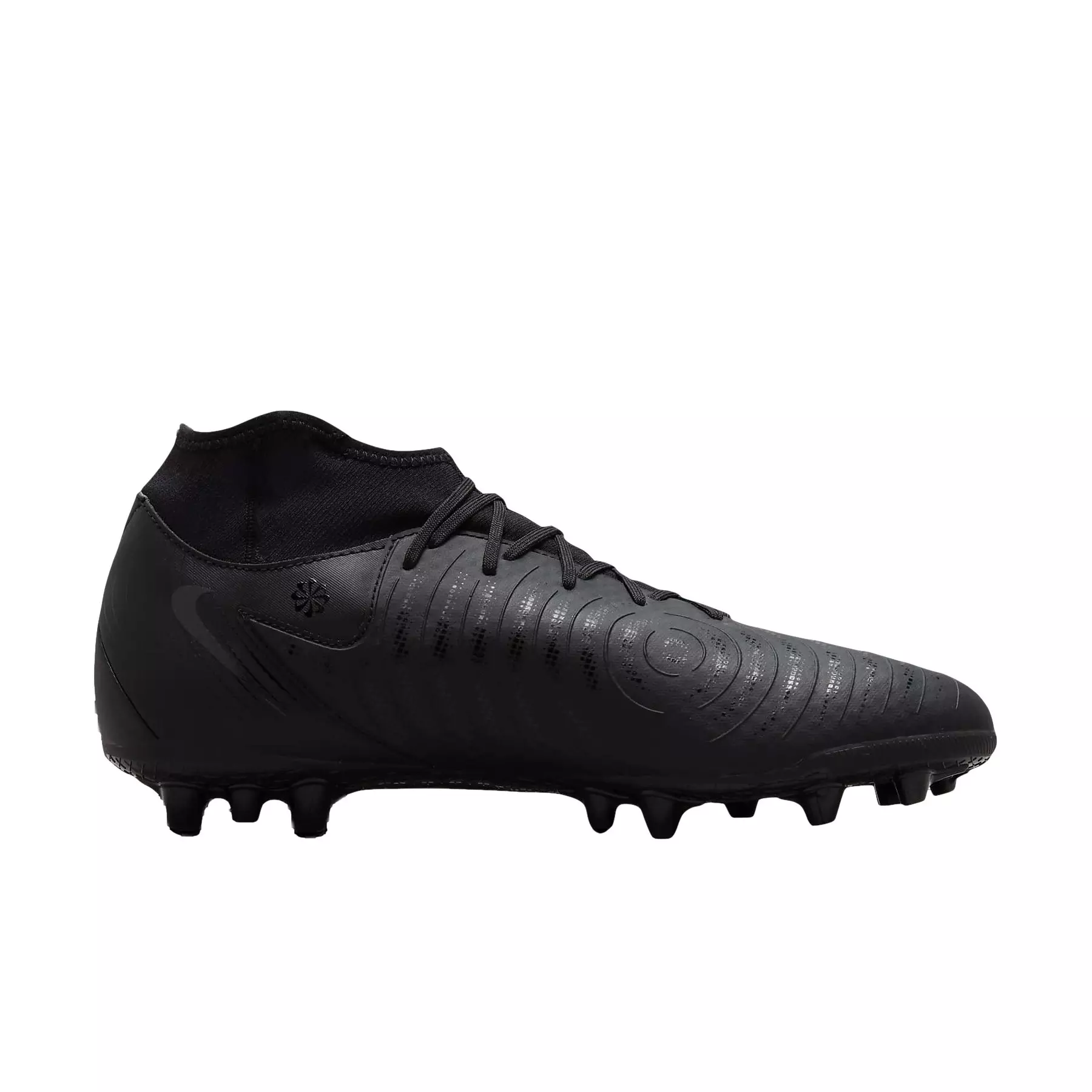 Nike Phantom Luna 2 Academy AG "Black/Black" Men's Soccer Cleat - BLACK/BLACK