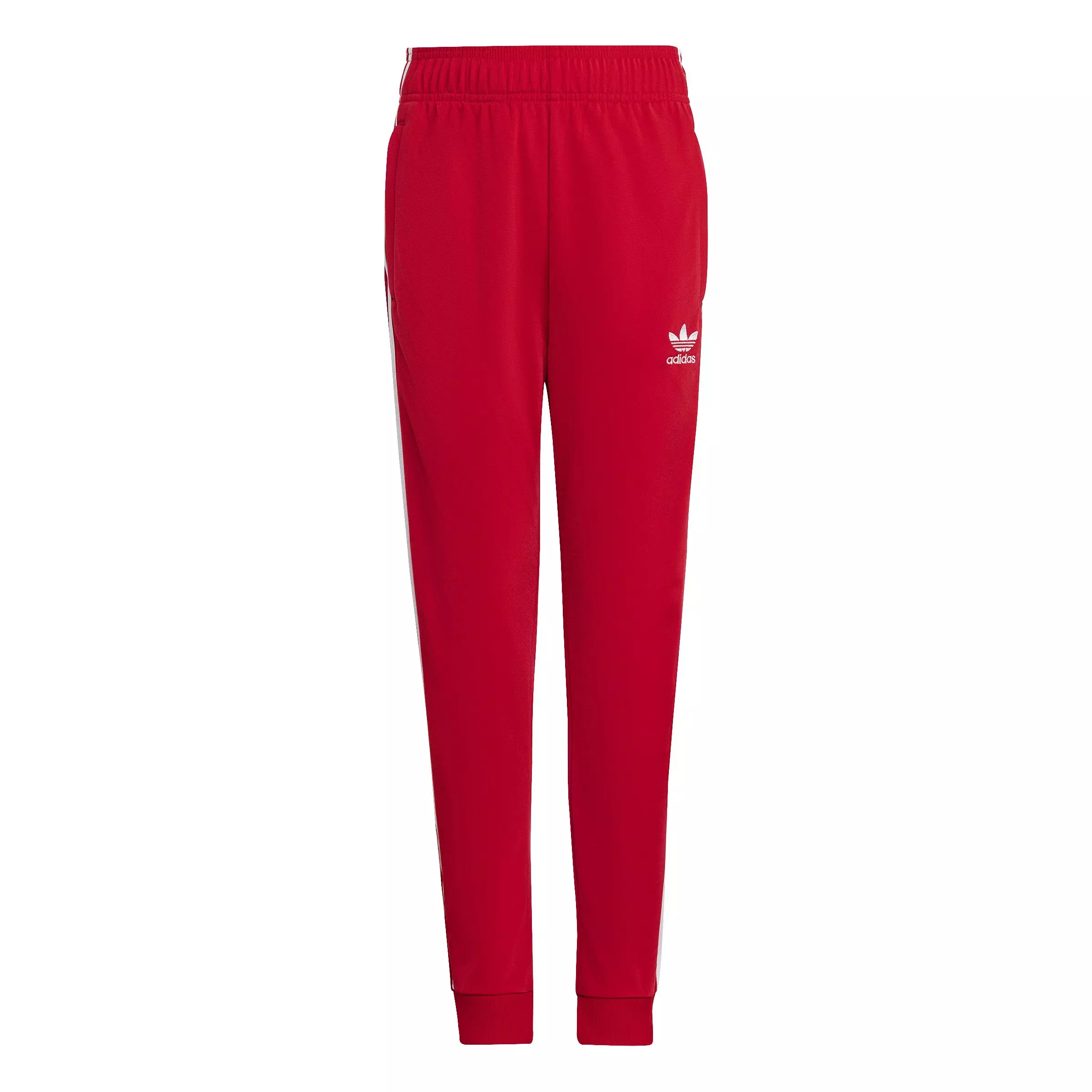 adidas Big Boys' Originals Adicolor SST Track Pants-Red - RED