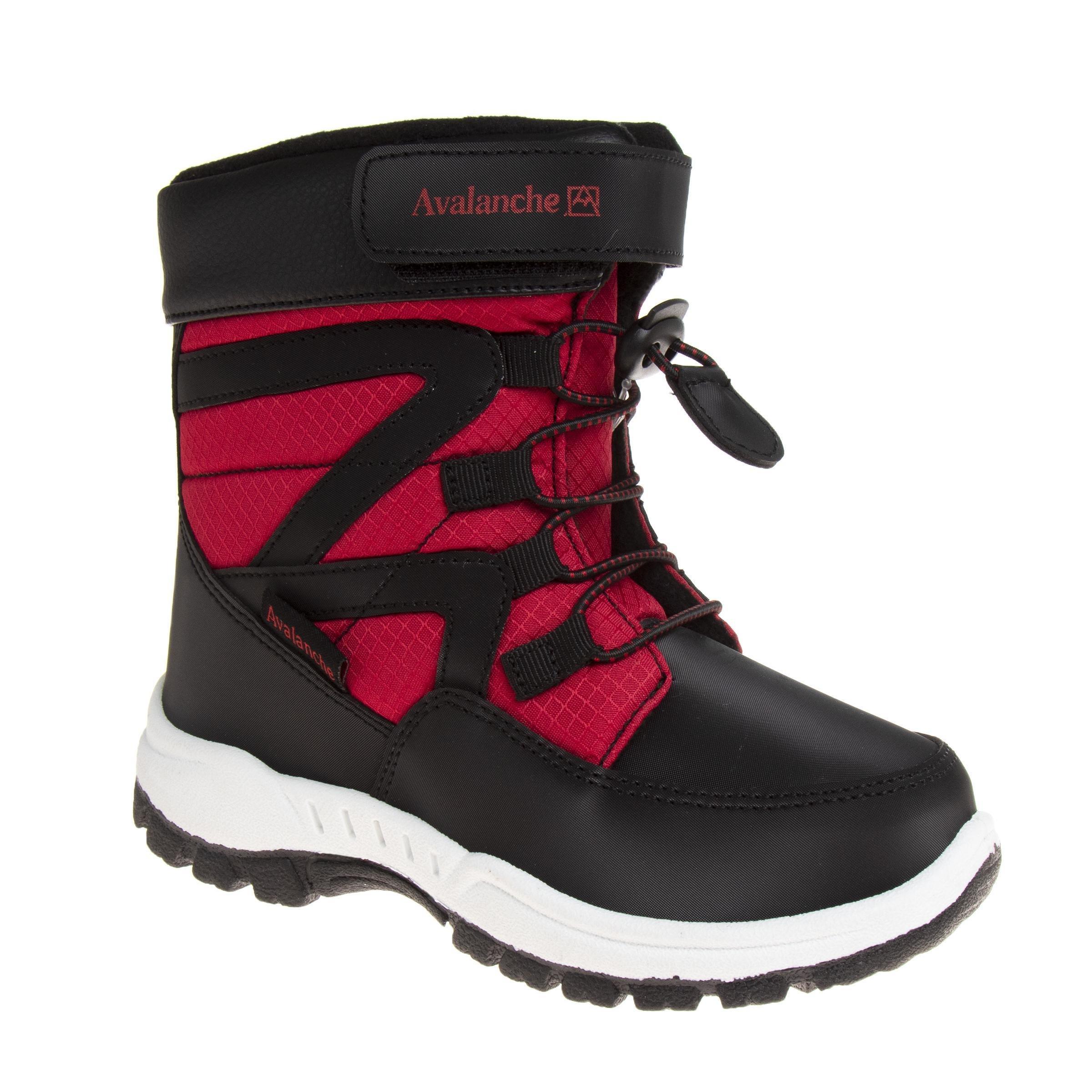 Avalanche Winter "Black/Red" Infant Boys' Snow Boot - BLACK/RED