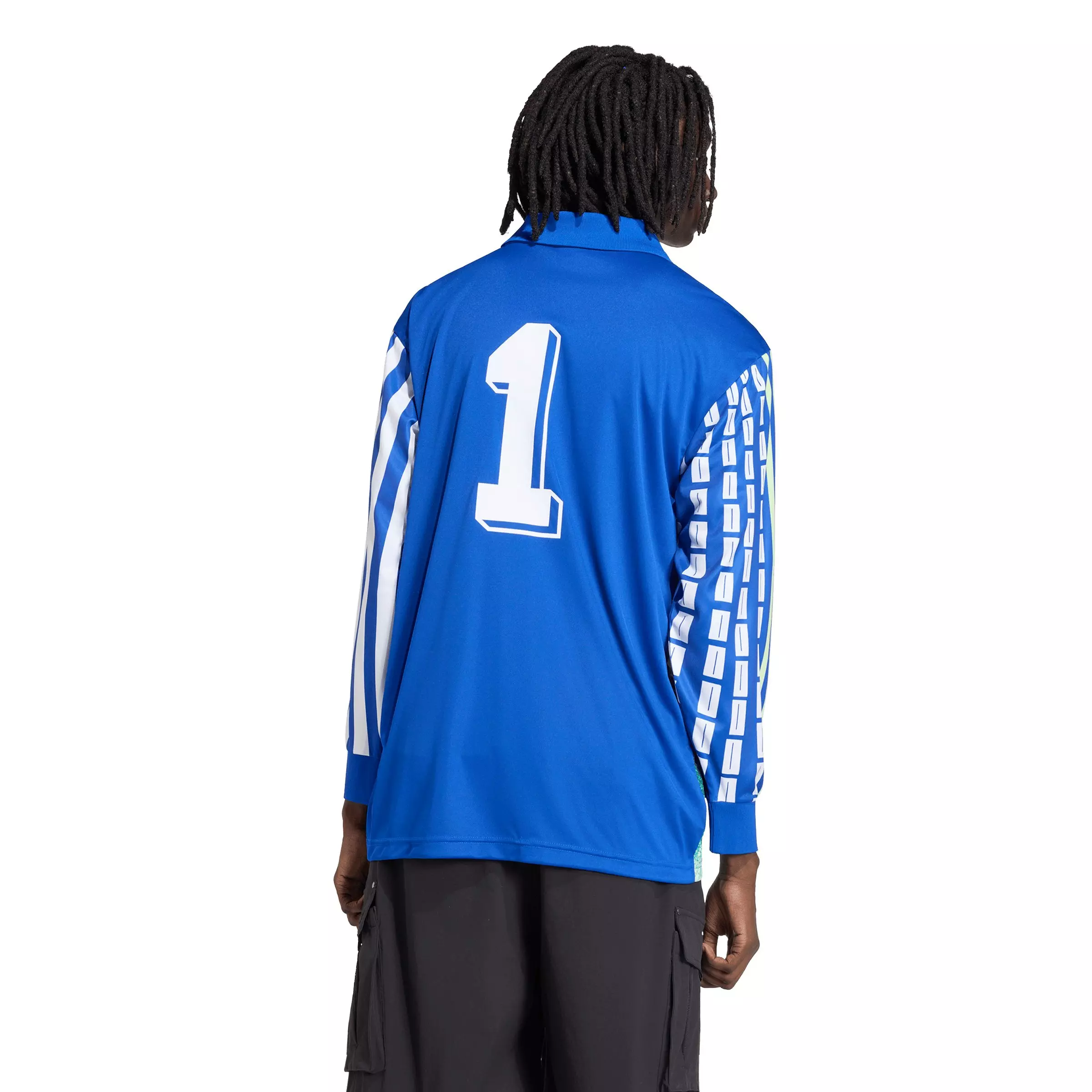 adidas Originals Men's Archive Loose Goalkeeper Jersey -Lt Blue - LT BLUE